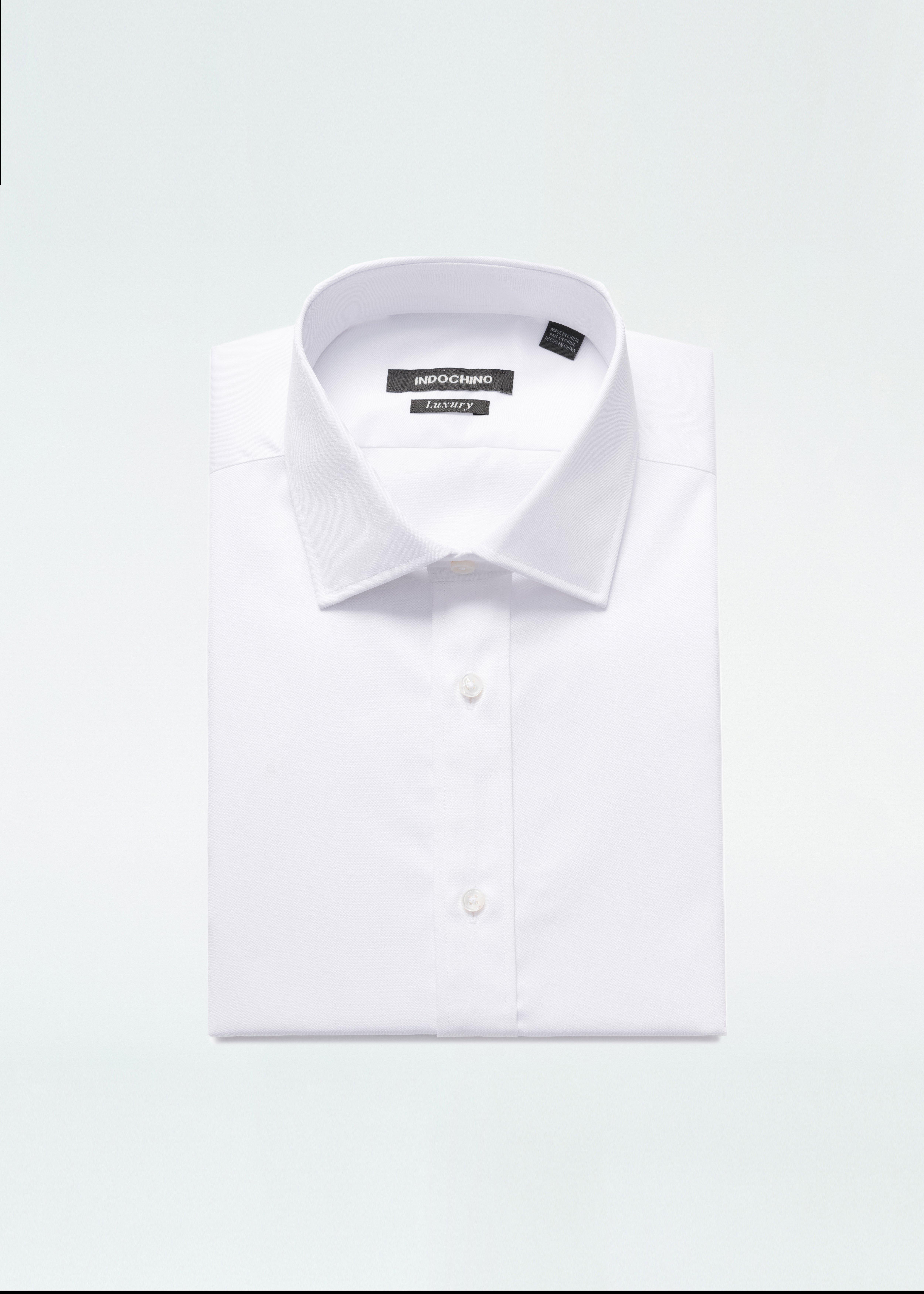 Men s Dress Shirts Hyde White Shirt INDOCHINO