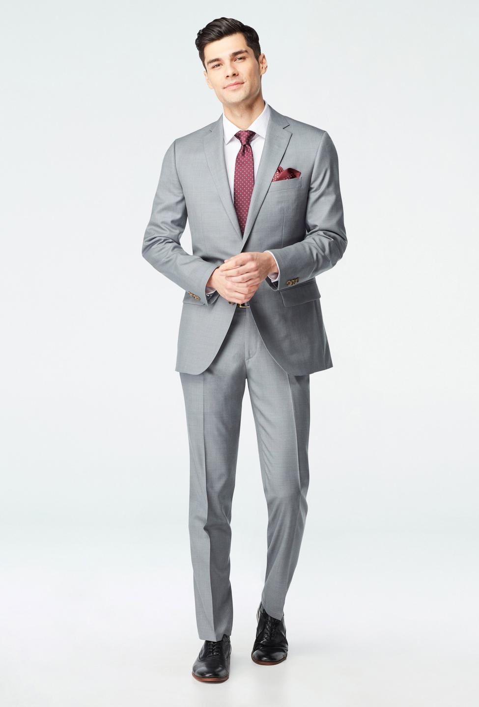 Gray suit - Highbridge Solid Design from Luxury Indochino Collection