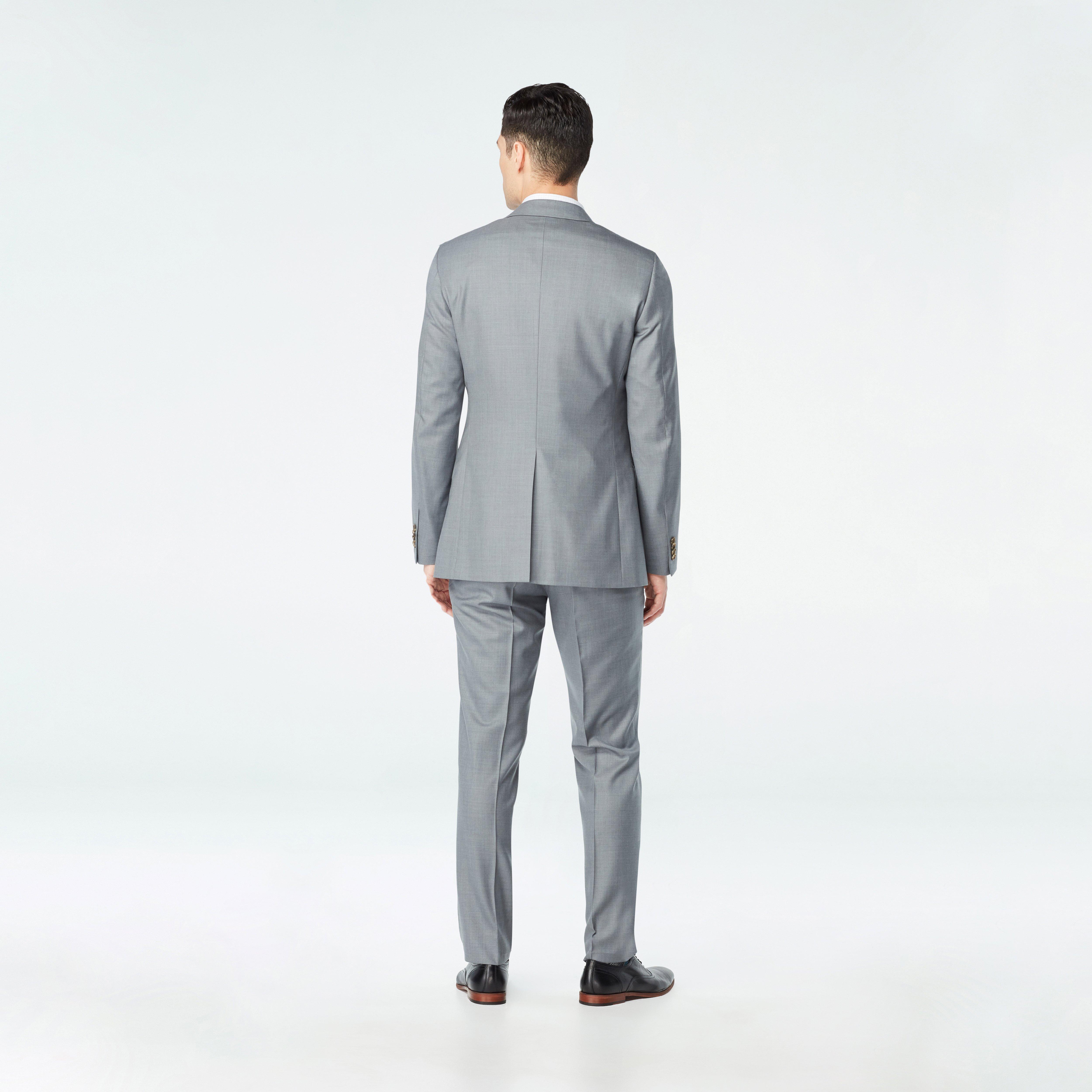 Custom Suits Made For You - Highbridge Light Gray Suit | INDOCHINO