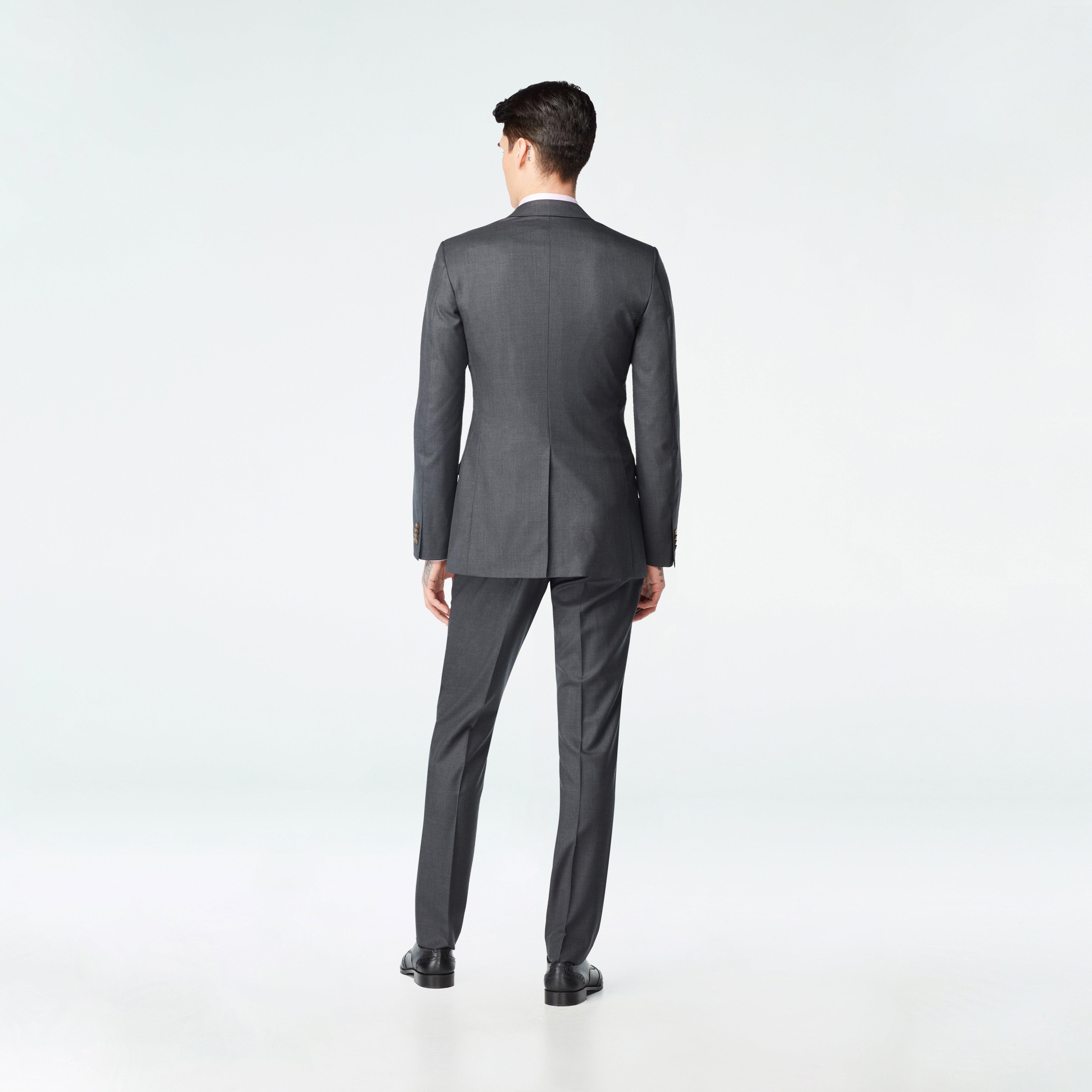 Product thumbnail 2 Gray suit - Highbridge Solid Design from Luxury Indochino Collection