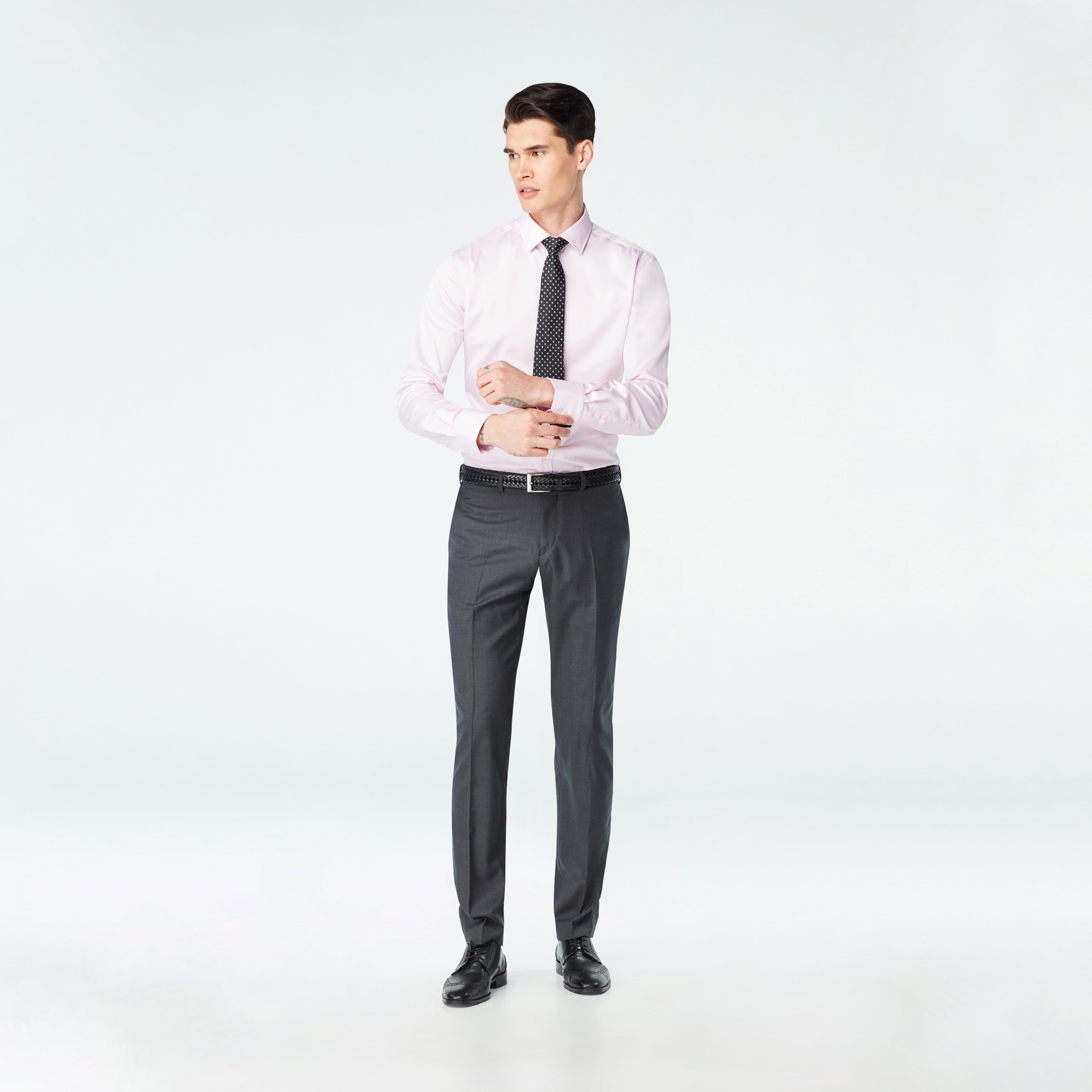 Product thumbnail 3 Gray suit - Highbridge Solid Design from Luxury Indochino Collection