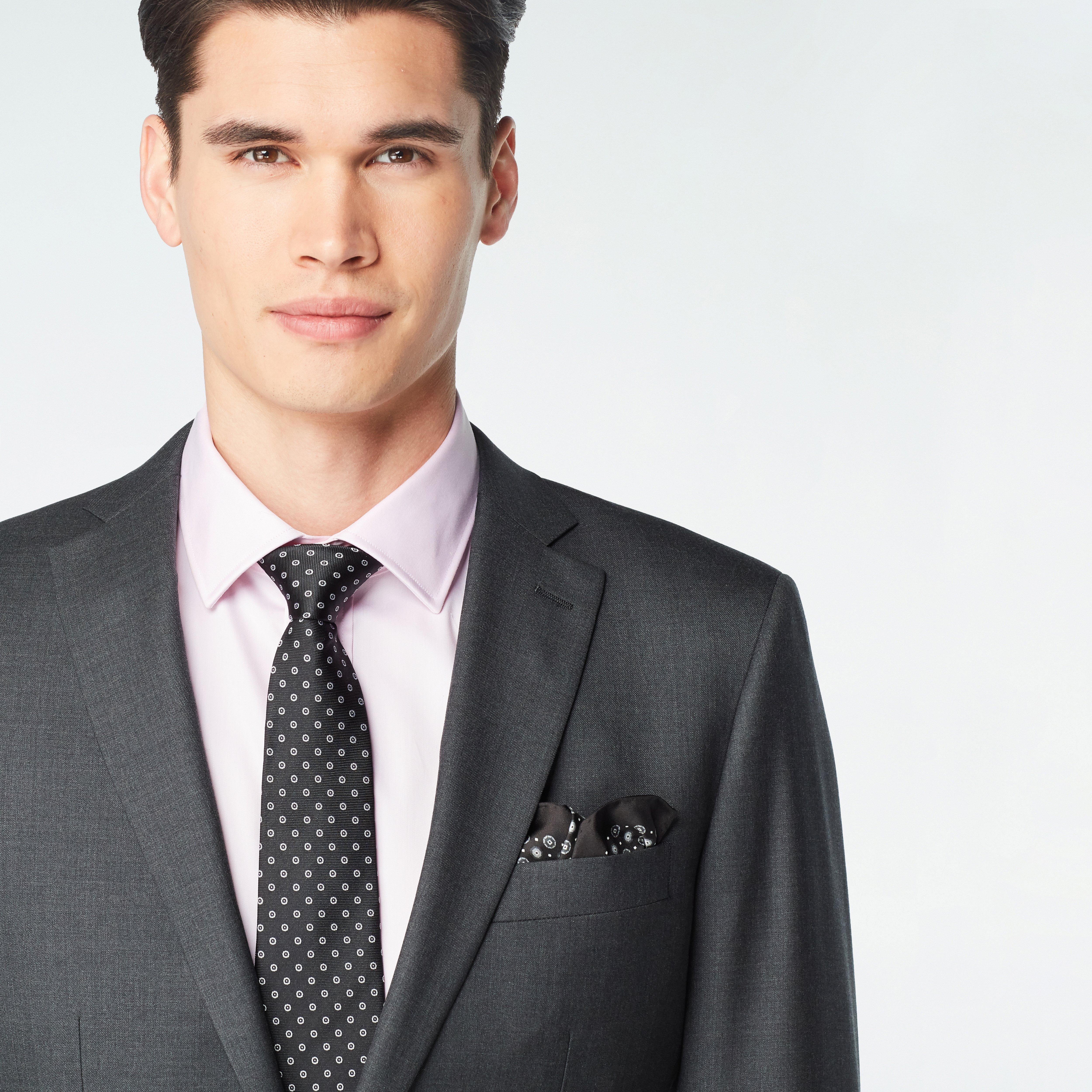 Product thumbnail 6 Gray suit - Highbridge Solid Design from Luxury Indochino Collection