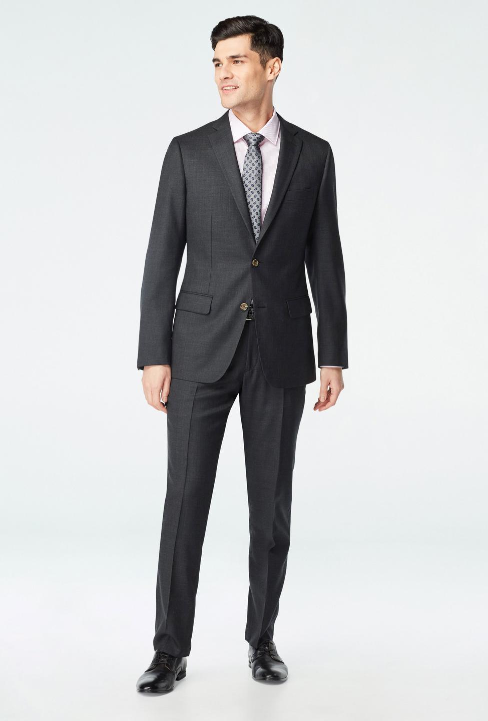 Gray blazer - Hayle Solid Design from Premium Indochino Collection