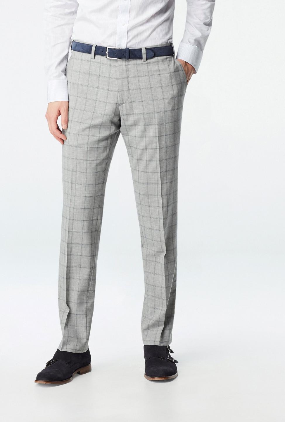 Gray pants - Camden Checked Design from Seasonal Indochino Collection