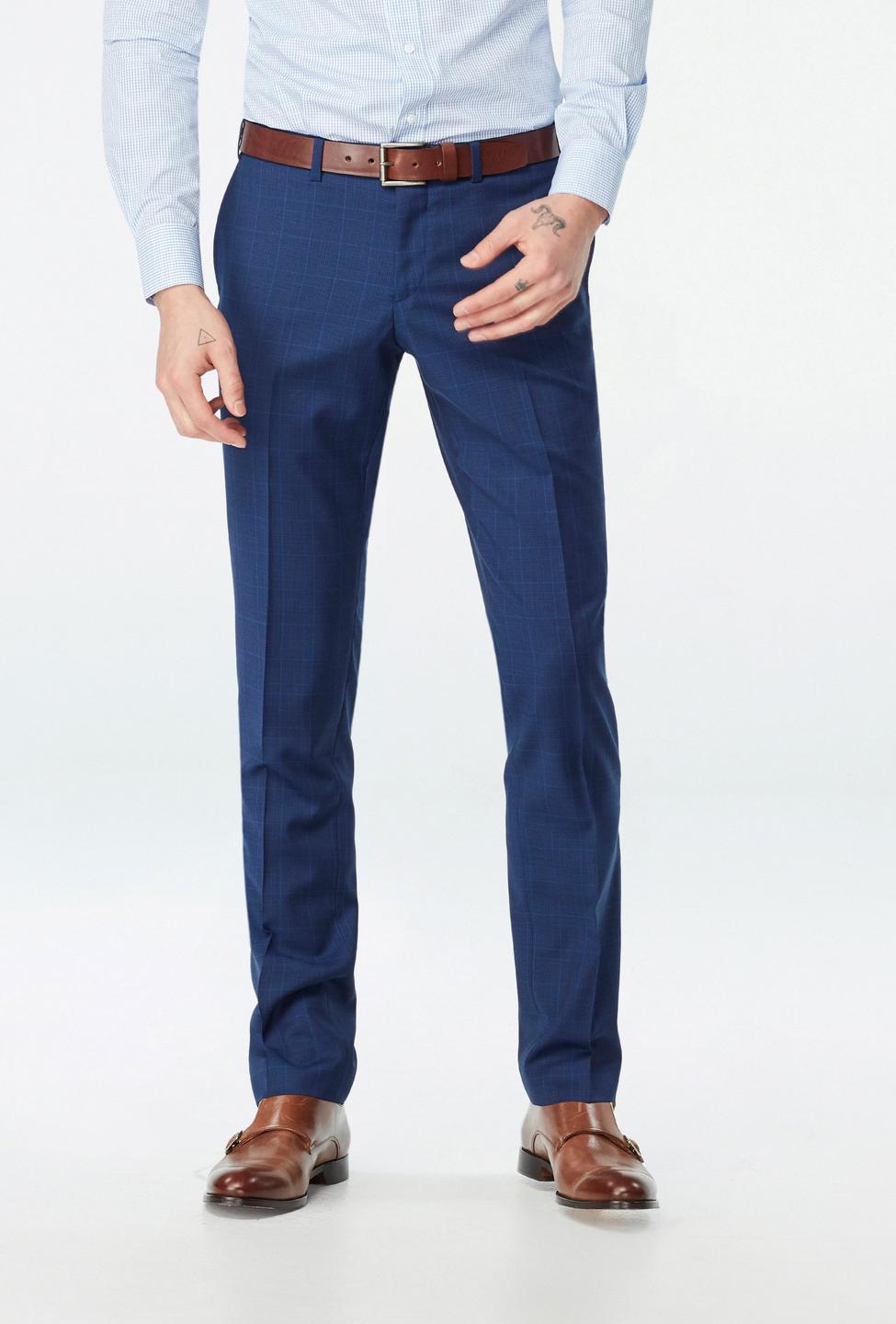 Navy pants - Hemsworth Plaid Design from Premium Indochino Collection