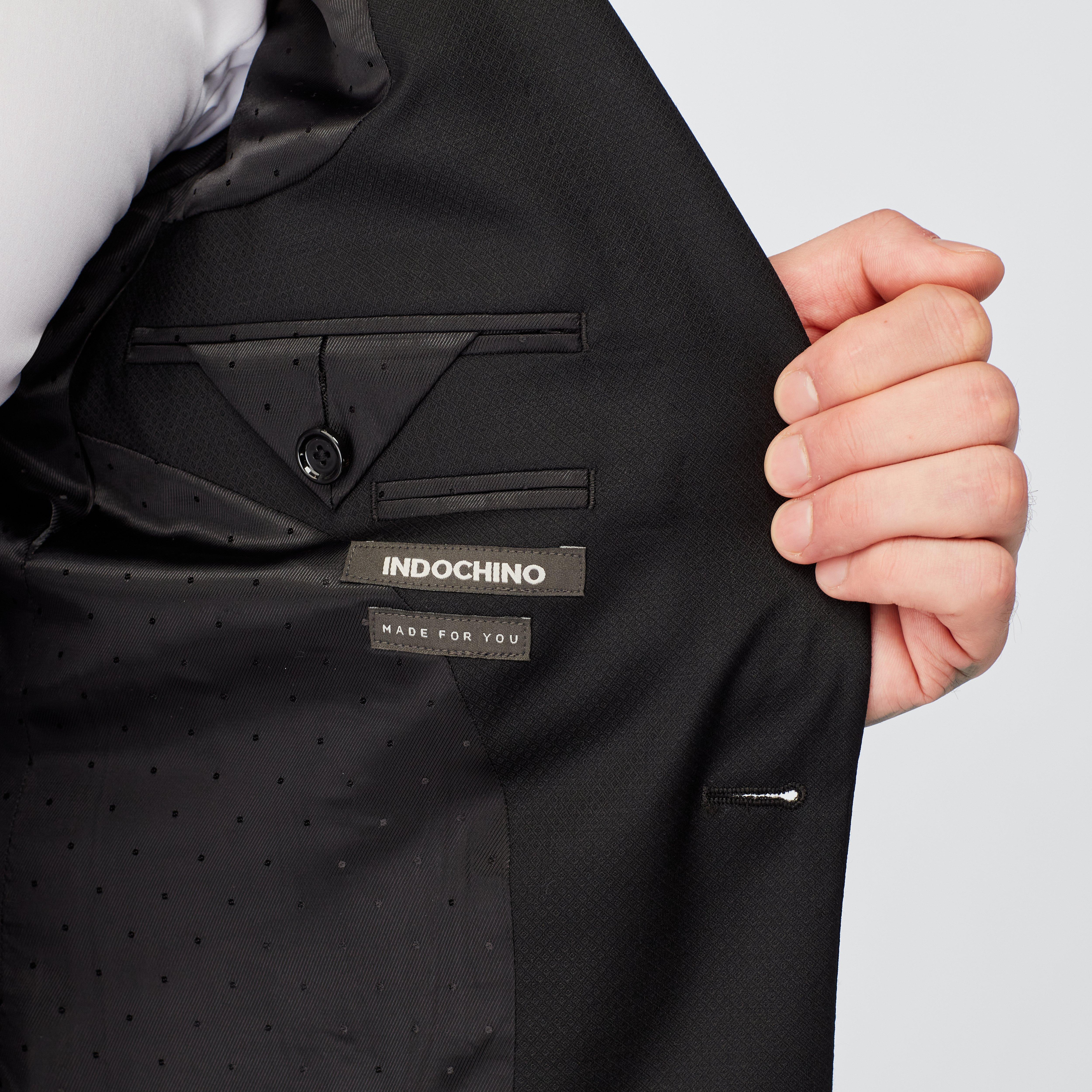 Product thumbnail 3 Black blazer - Highworth Solid Design from Premium Indochino Collection
