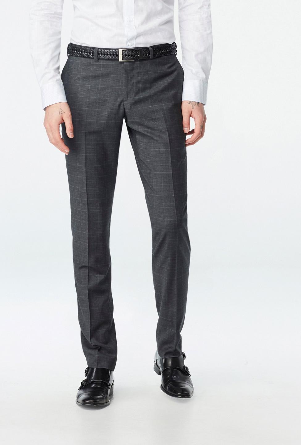 Gray pants - Hemsworth Plaid Design from Premium Indochino Collection