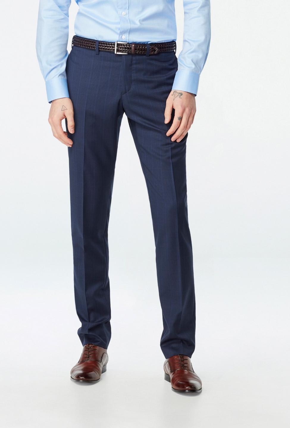 Blue pants - Hemsworth Plaid Design from Premium Indochino Collection