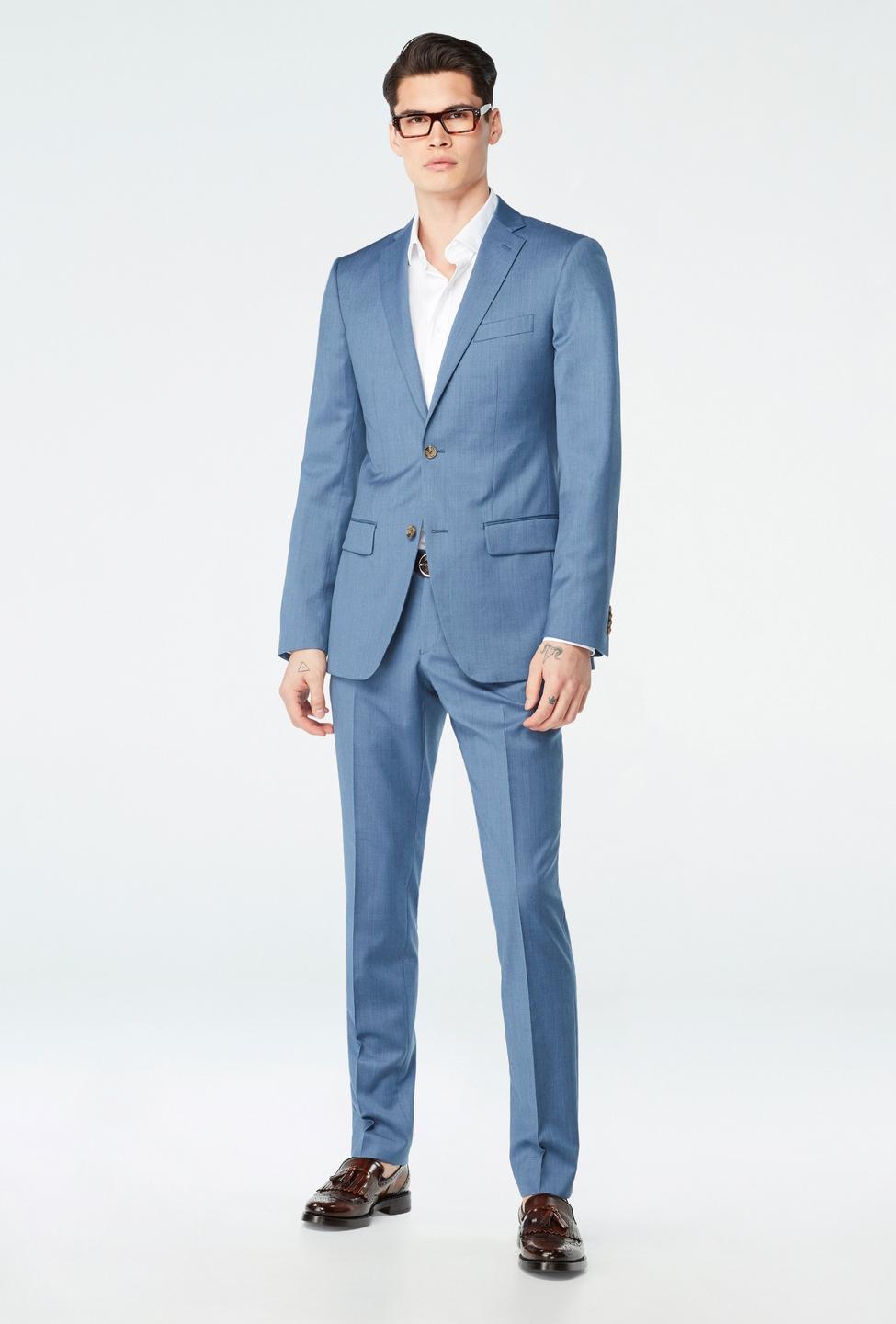 Blue blazer - Hemsworth Solid Design from Premium Indochino Collection