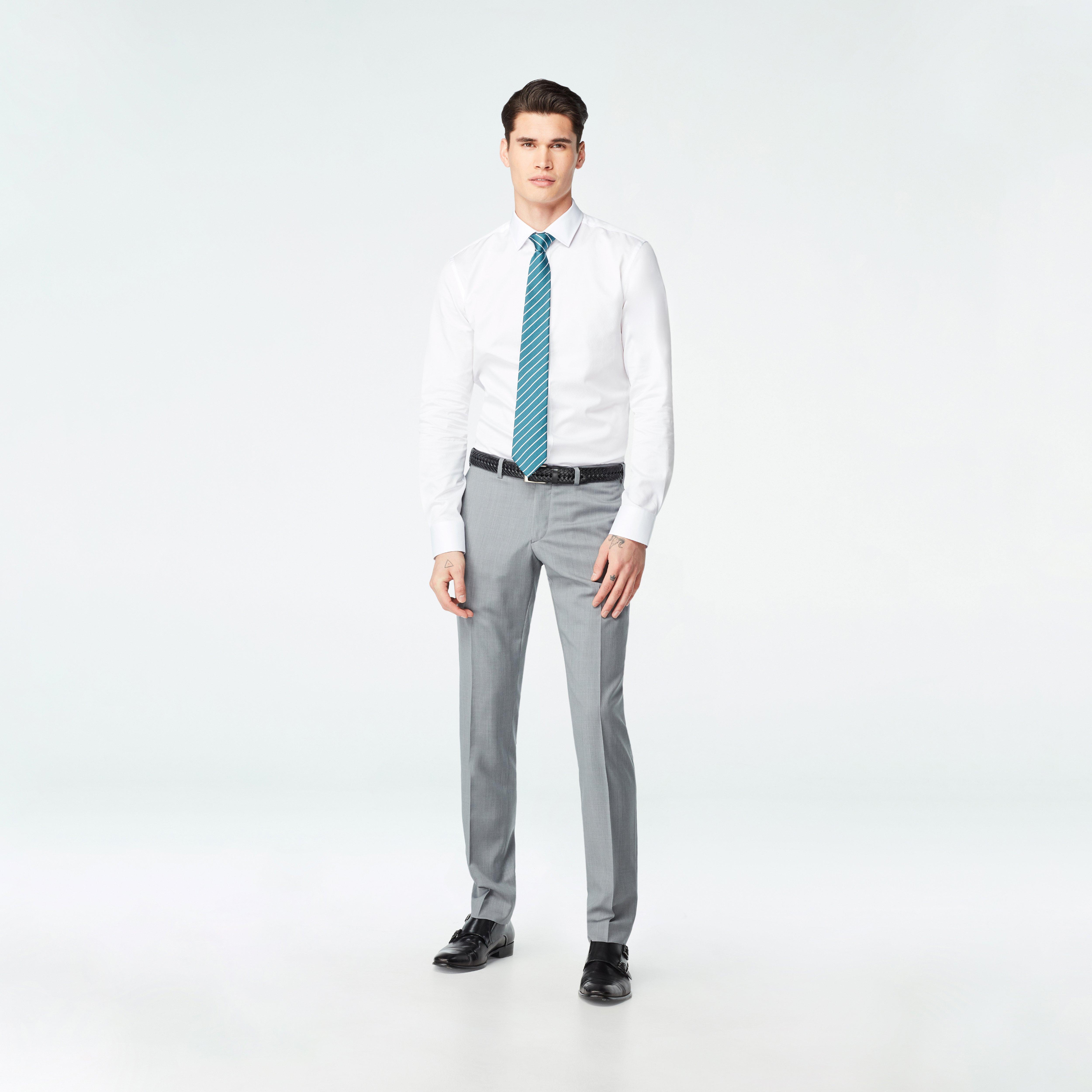 American-elm Light Grey Slim Fit Formal Trouser For Men, Cotton Formal Pants  For Office Wear at Rs 499.00 | Men Slim Formal Pants | ID: 2850304858688