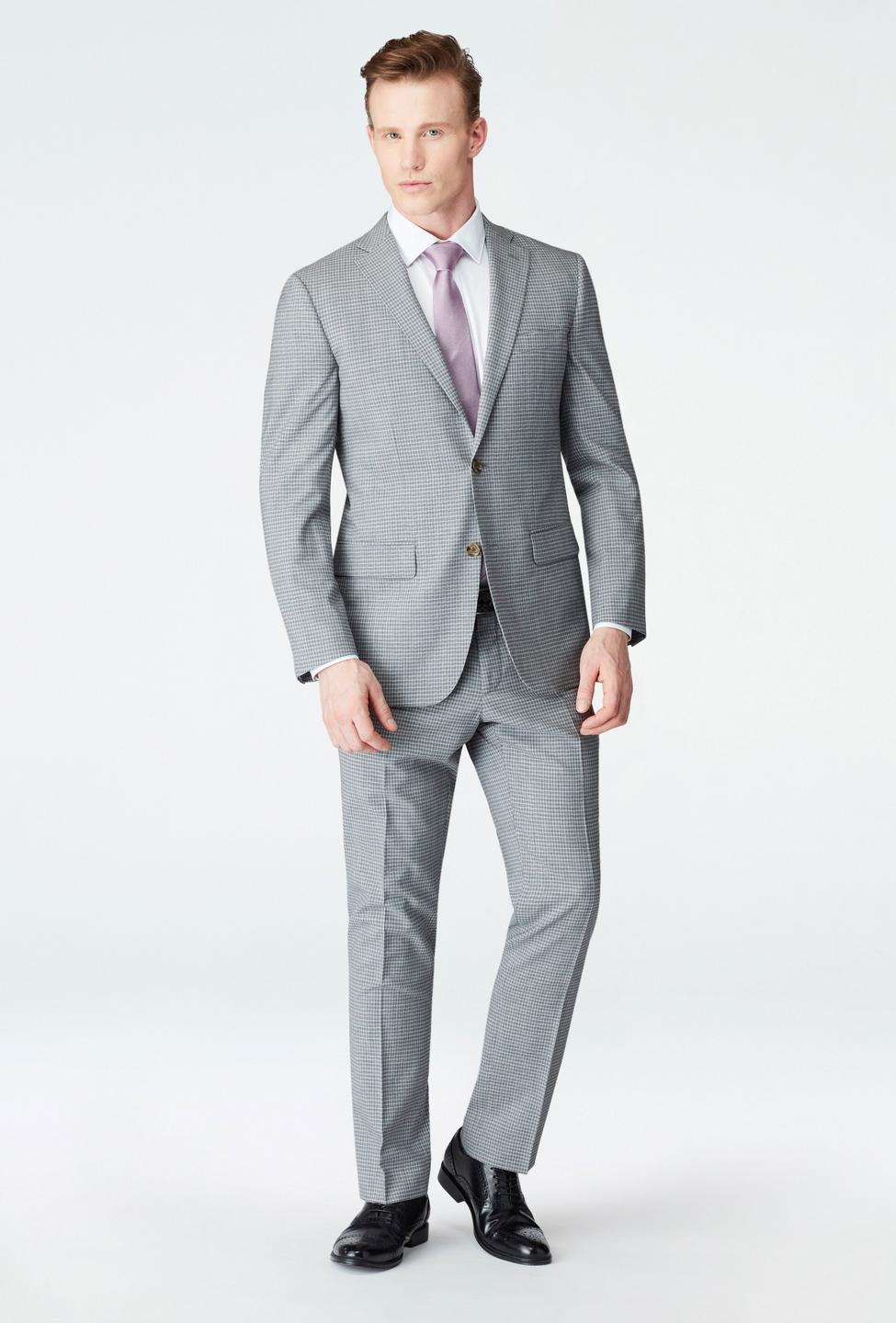 Gray suit - Coalville Checked Design from Seasonal Indochino Collection