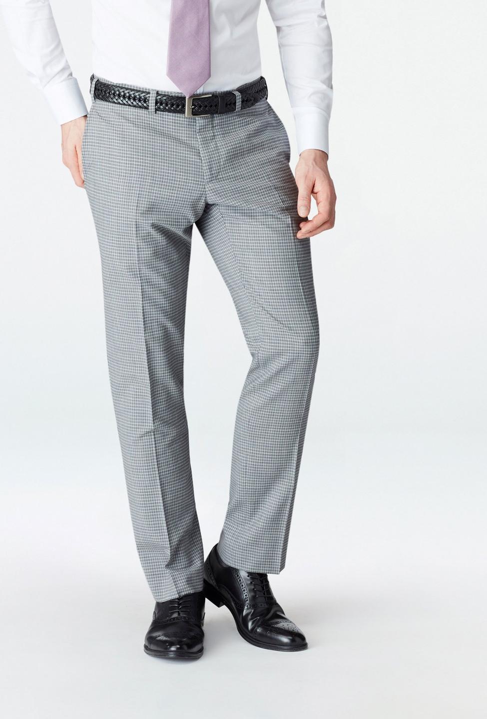 Gray pants - Coalville Checked Design from Seasonal Indochino Collection