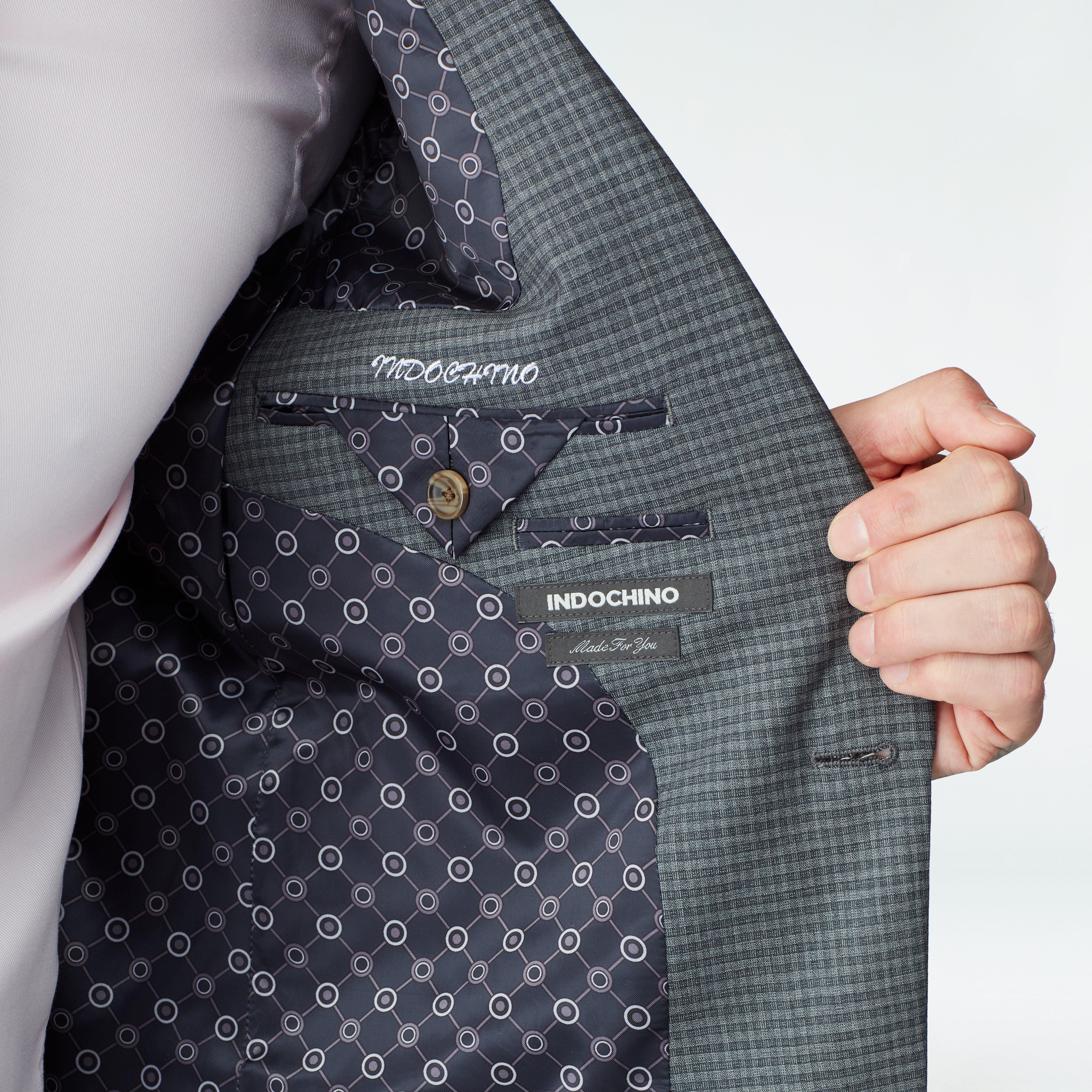 Product thumbnail 3 Gray blazer - Coalville Checked Design from Seasonal Indochino Collection