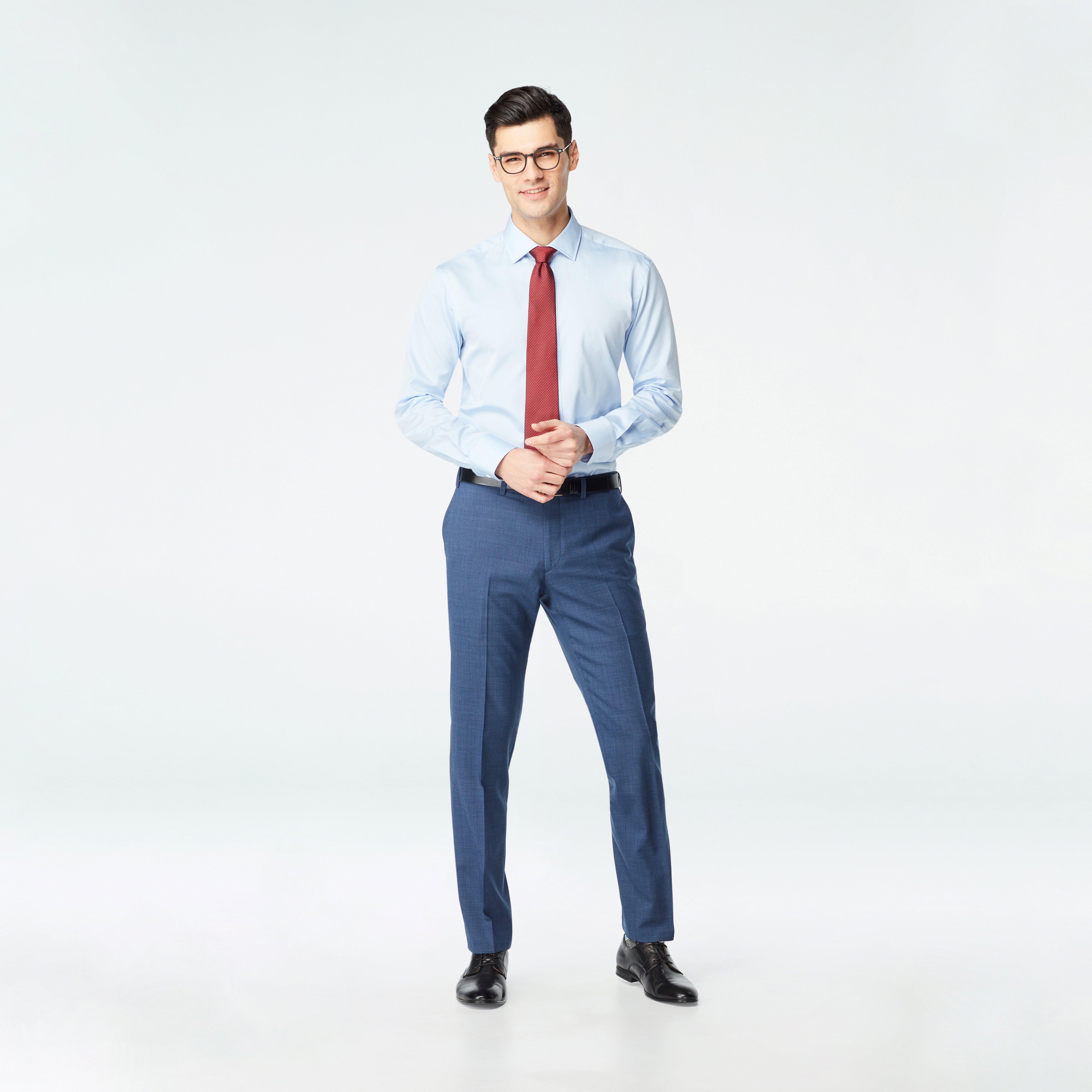 navy suit pants