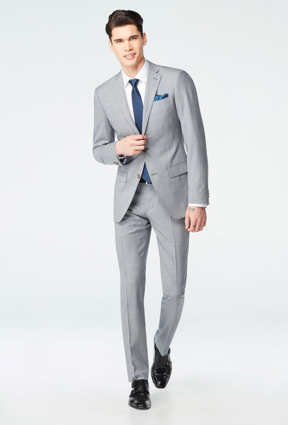 Blue suit - Coalville Houndstooth Design from Seasonal Indochino Collection
