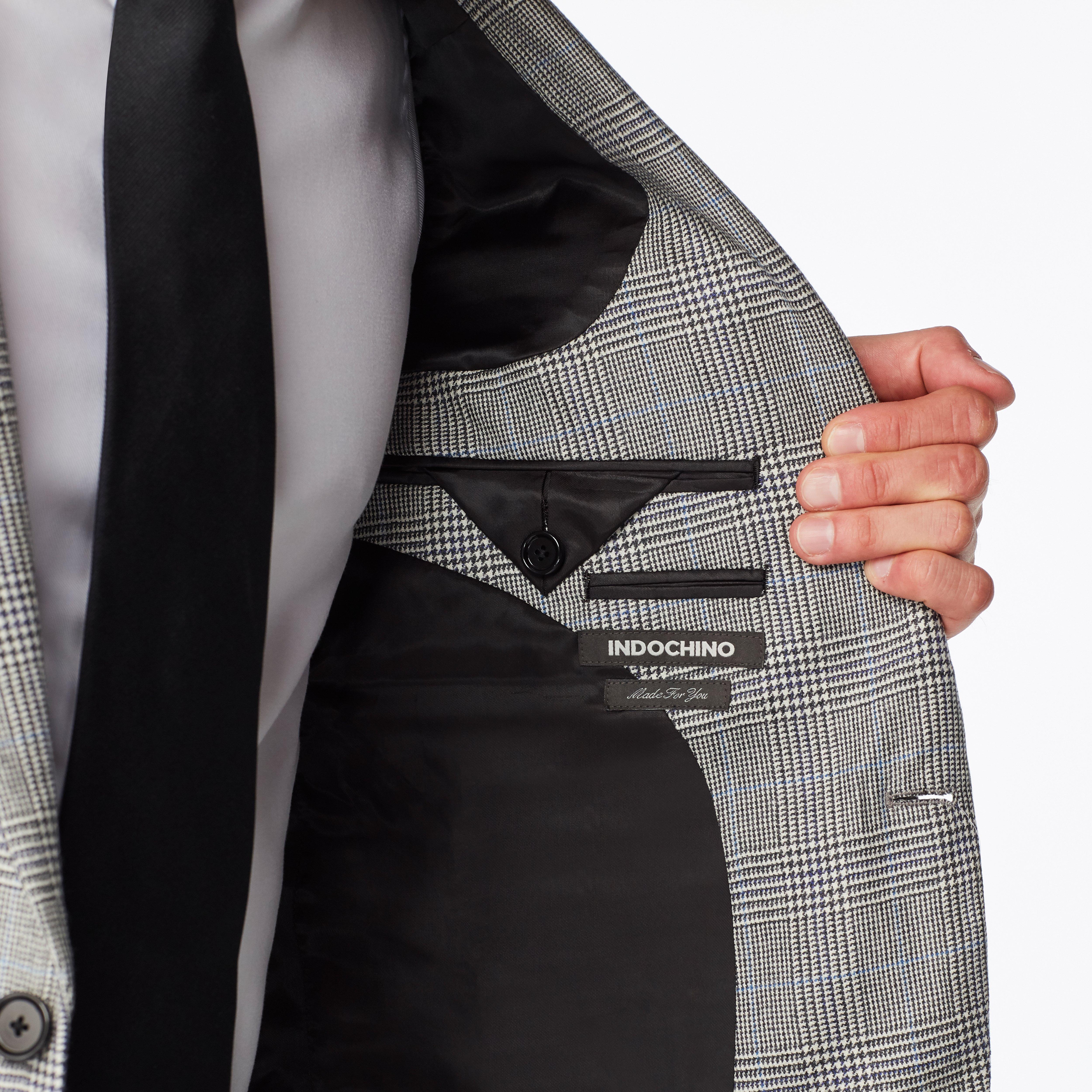 Product thumbnail 5 Black suit - Danbury Plaid Design from Seasonal Indochino Collection