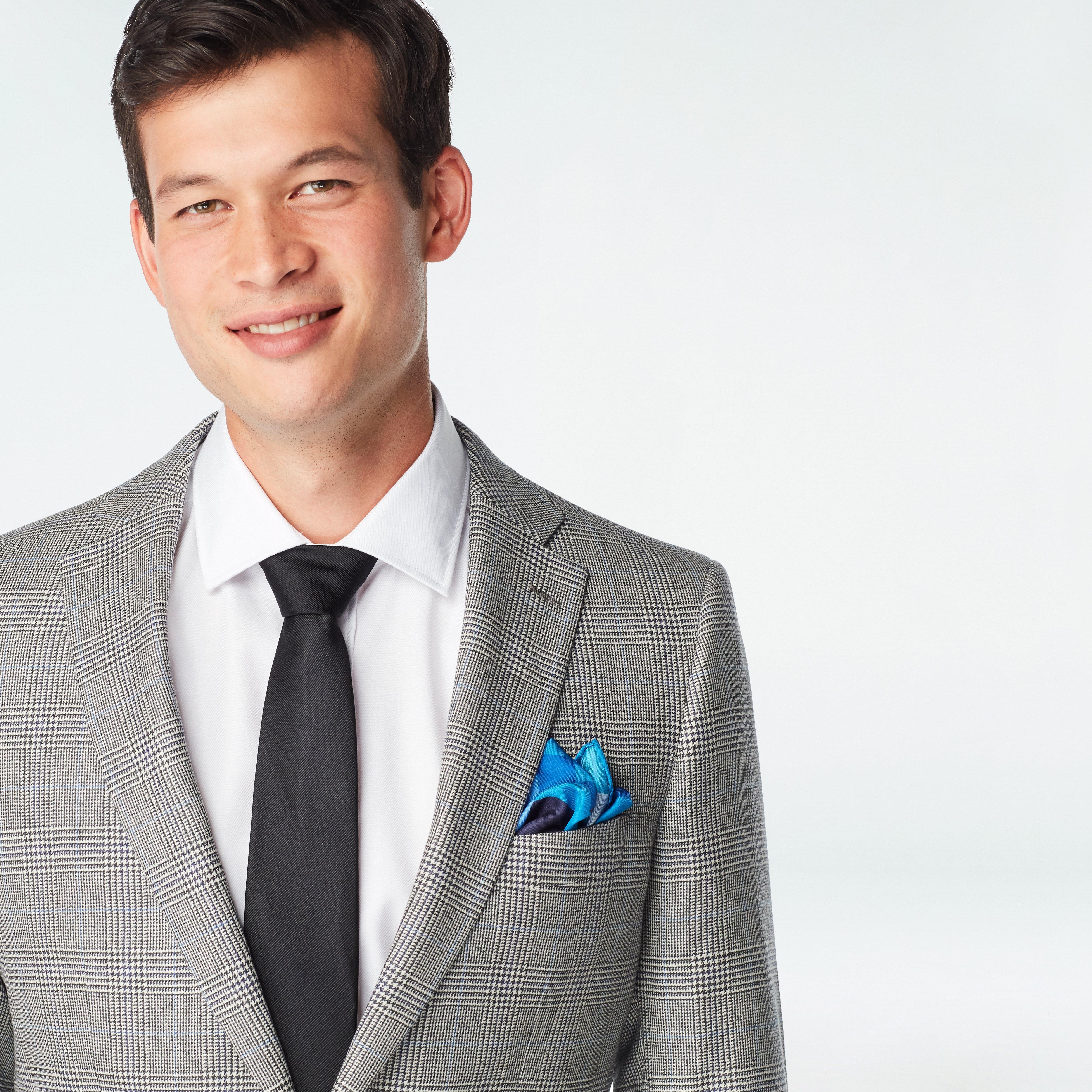 Product thumbnail 6 Black suit - Danbury Plaid Design from Seasonal Indochino Collection