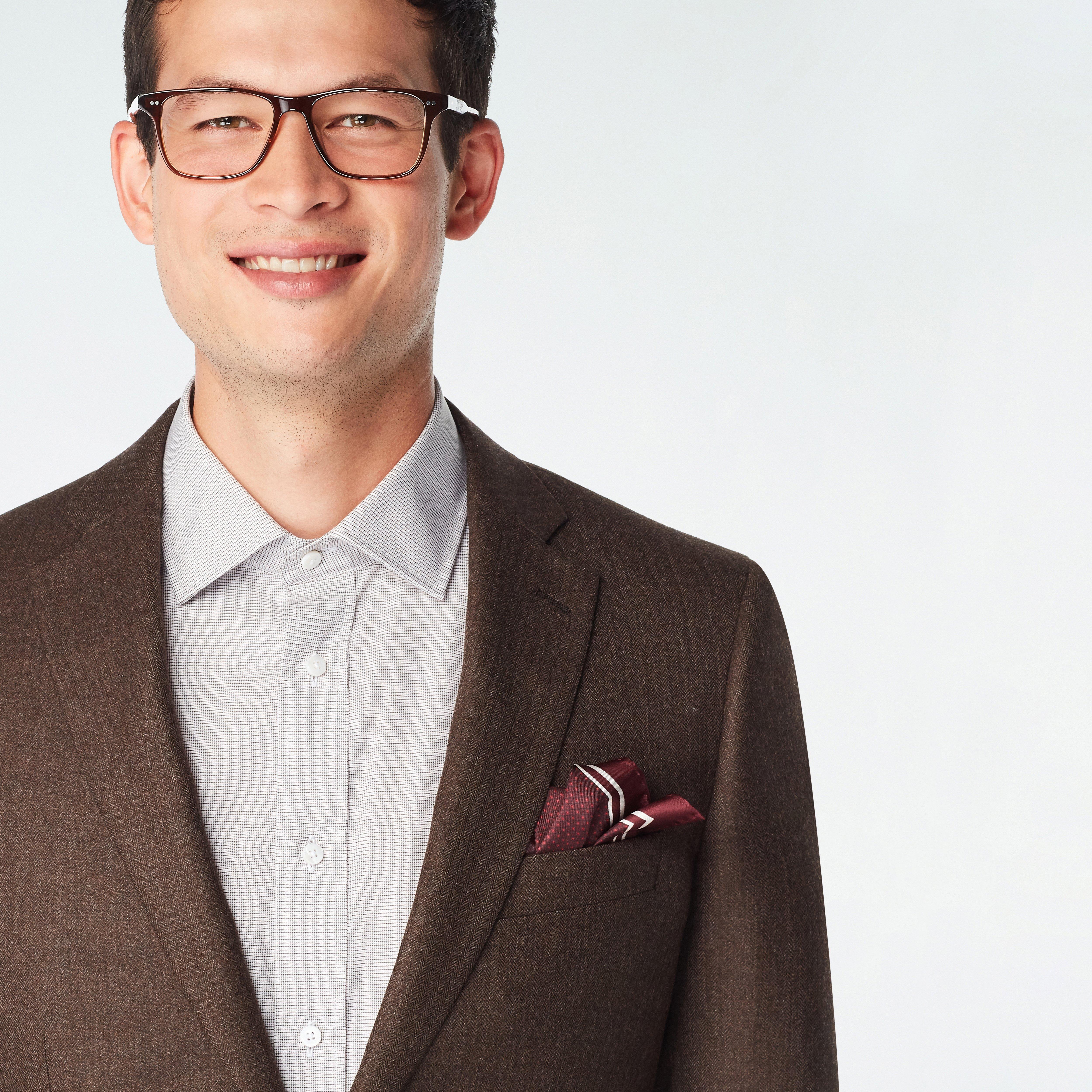 Product thumbnail 4 Brown blazer - Prescot Herringbone Design from Seasonal Indochino Collection