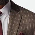Product thumbnail 4 Brown blazer - Reigate Striped Design from Seasonal Indochino Collection