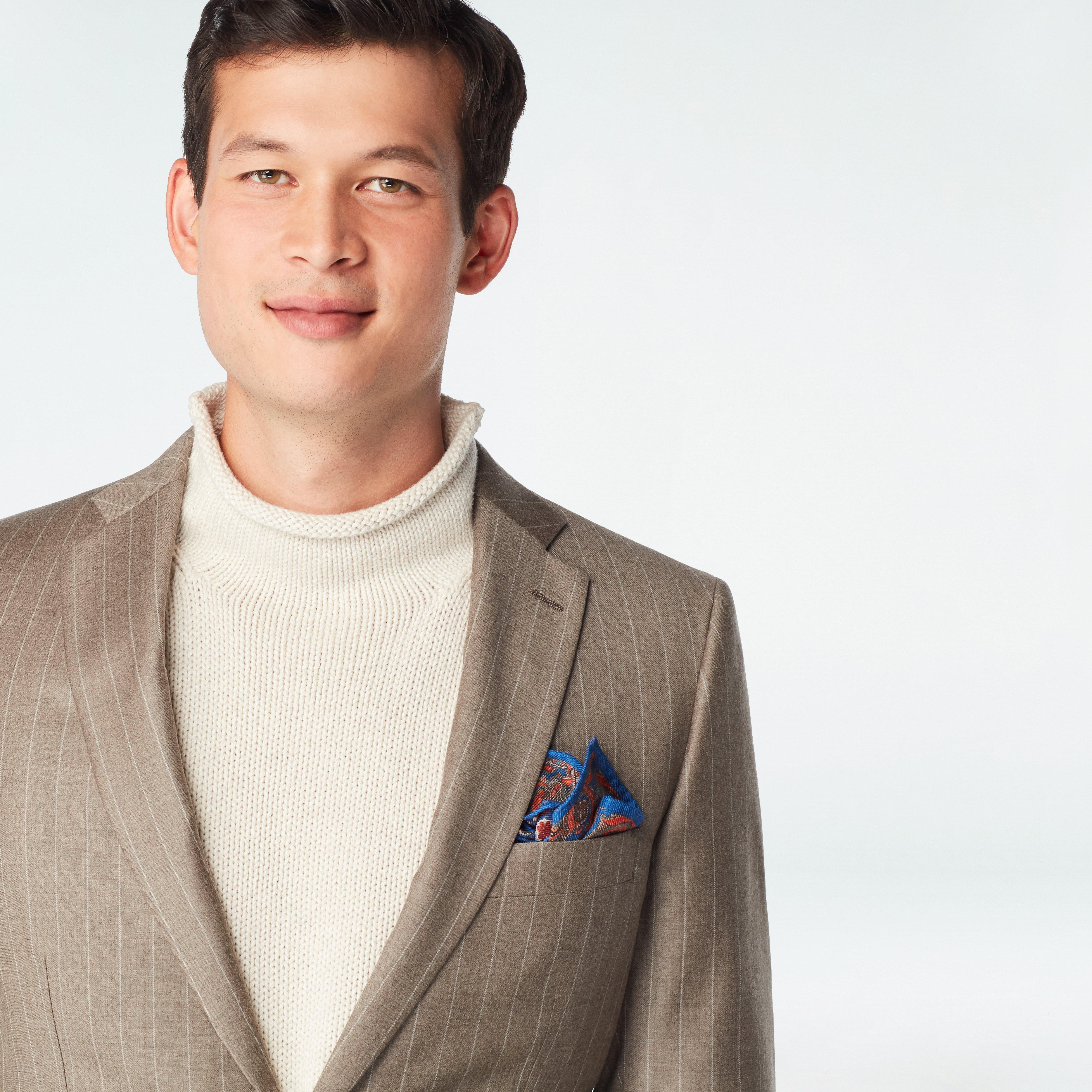 Product thumbnail 6 Brown suit - Reigate Striped Design from Seasonal Indochino Collection
