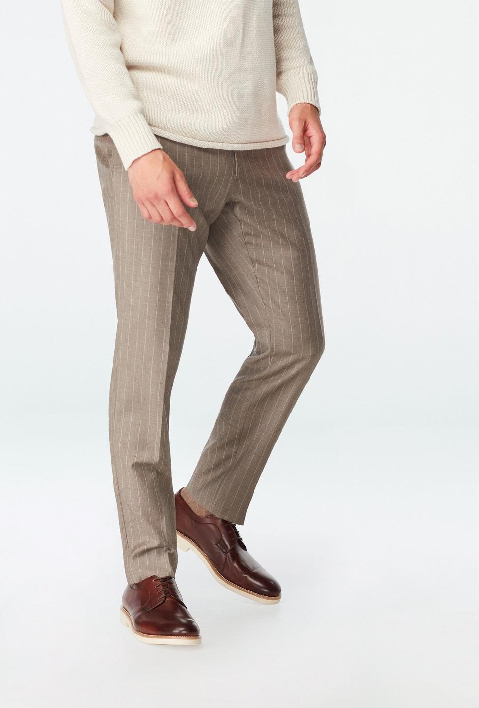 Brown pants - Reigate Striped Design from Seasonal Indochino Collection