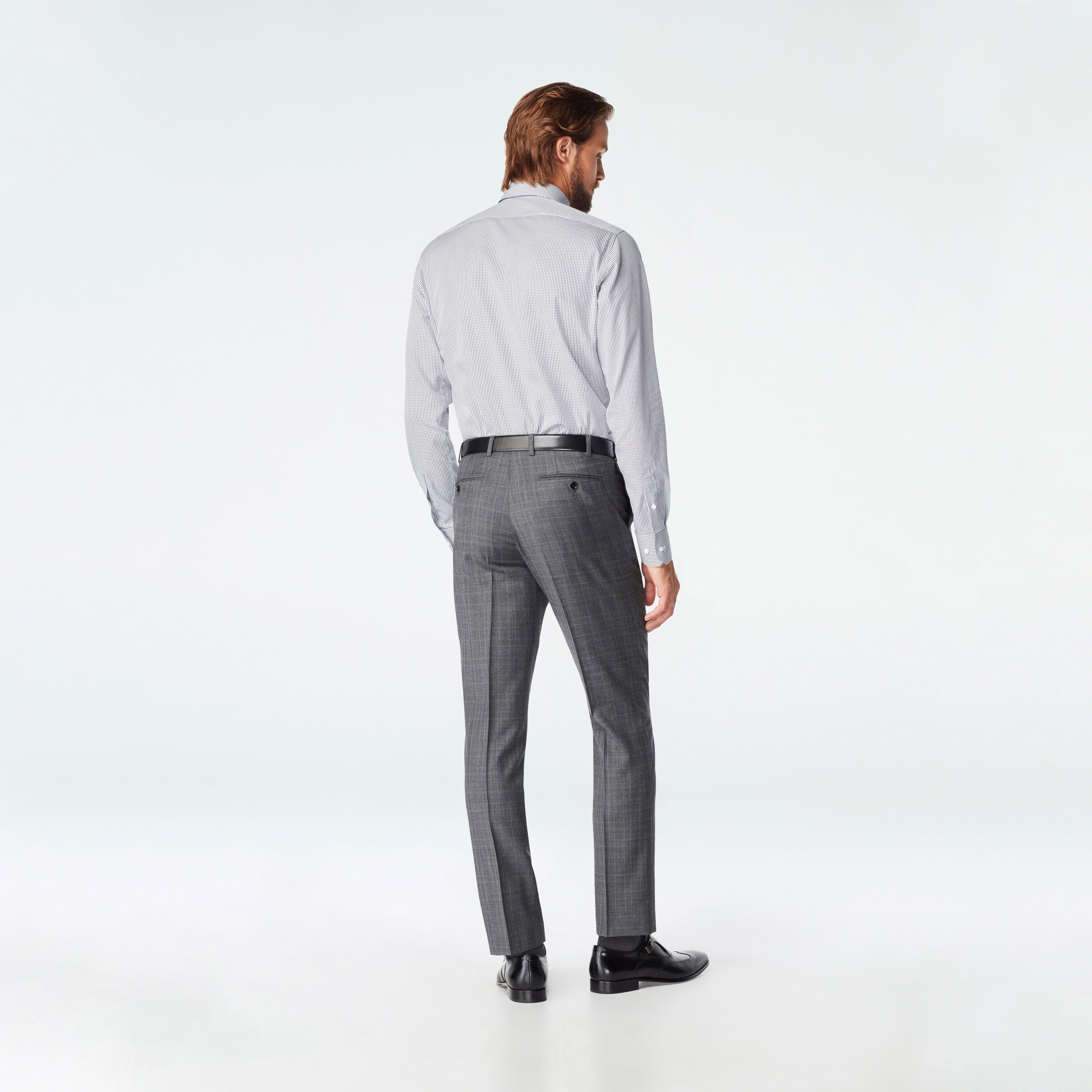 Custom Suits Made For You - Harrogate Glen Check Charcoal Suit | INDOCHINO