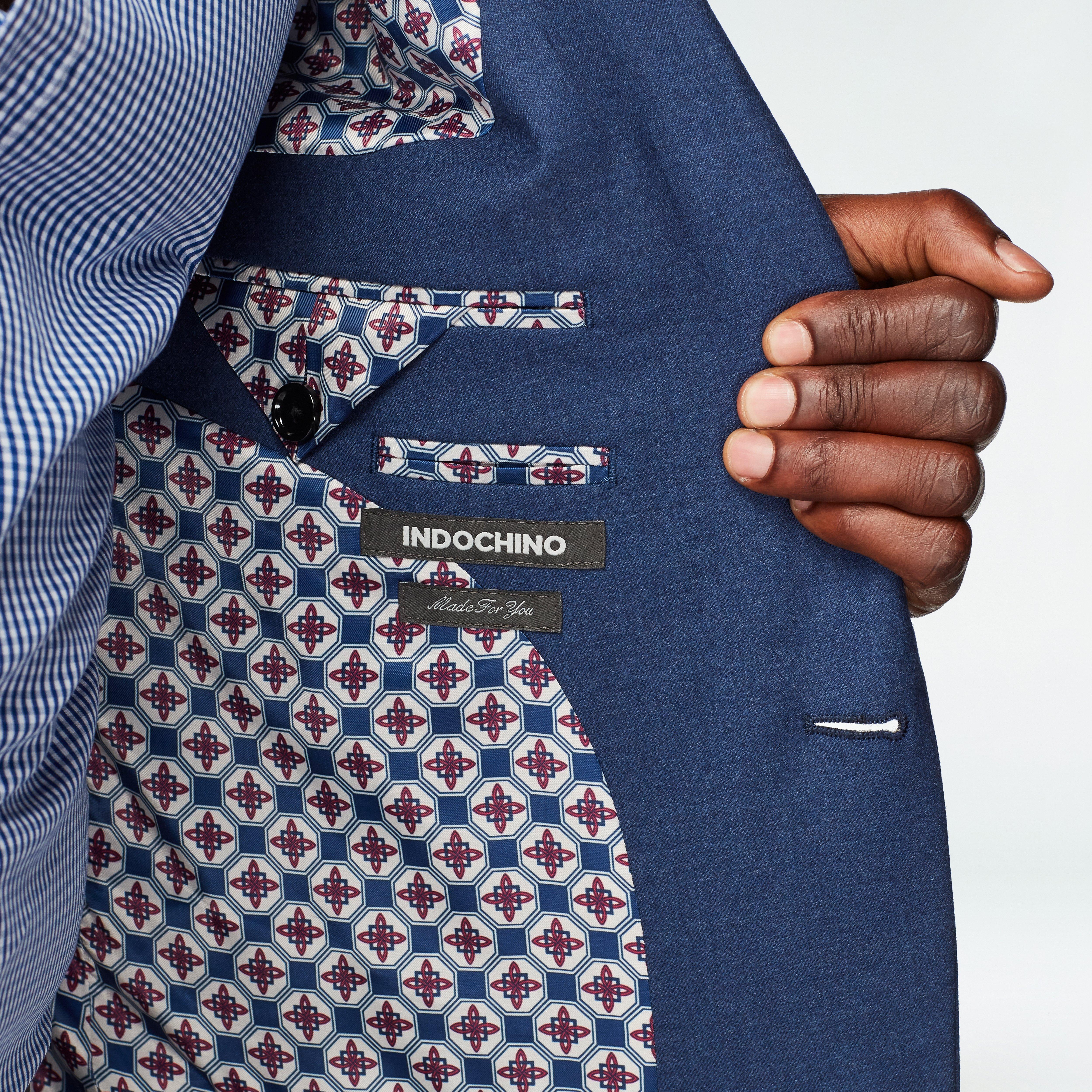 Product thumbnail 3 Blue blazer - Hayward Solid Design from Luxury Indochino Collection
