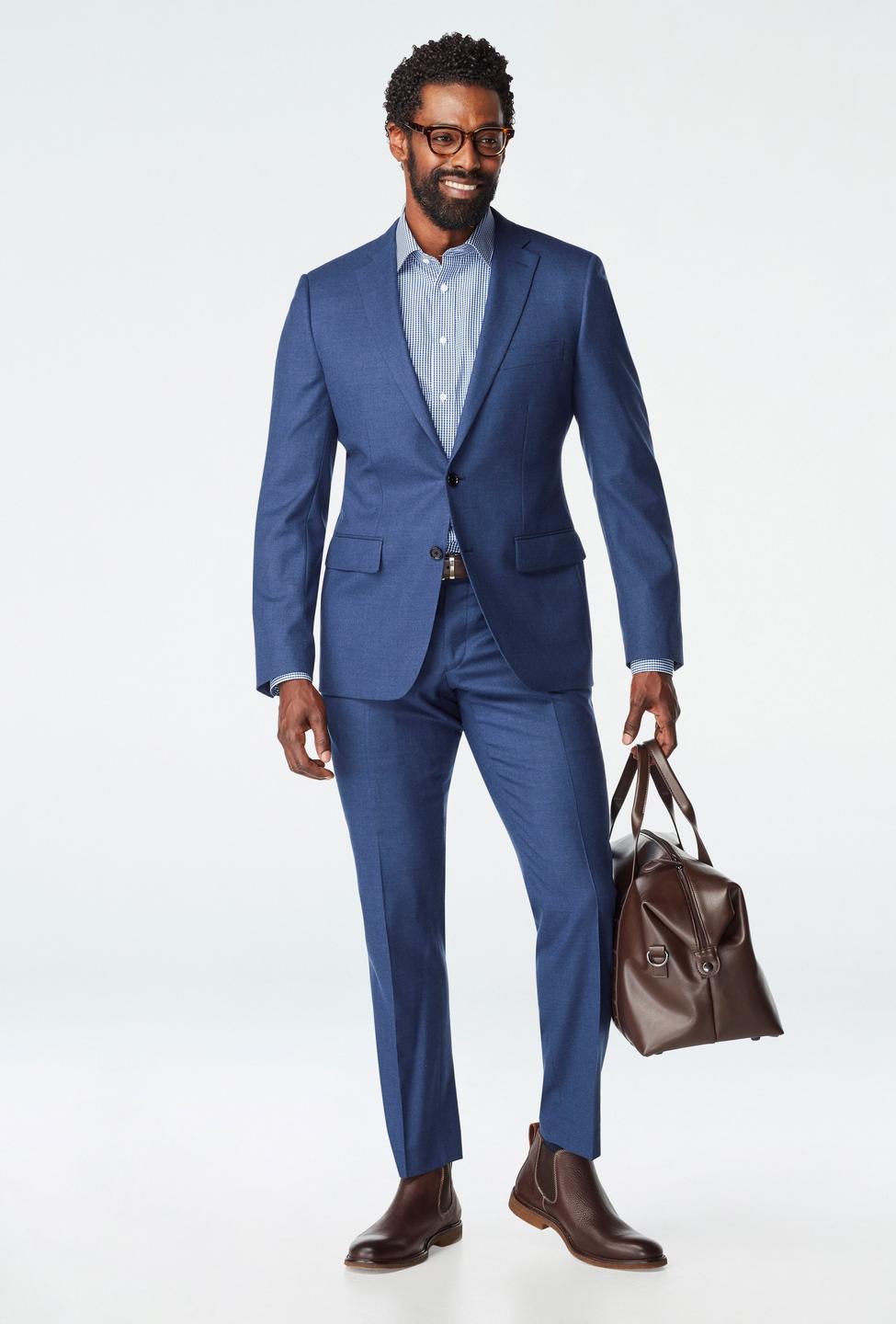 Blue suit - Hayward Solid Design from Luxury Indochino Collection