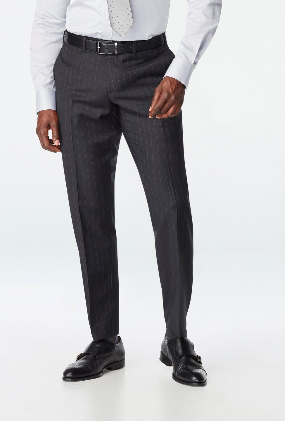 Gray pants - Hemsworth Striped Design from Premium Indochino Collection