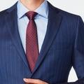 Product thumbnail 1 Blue blazer - Hemsworth Striped Design from Premium Indochino Collection