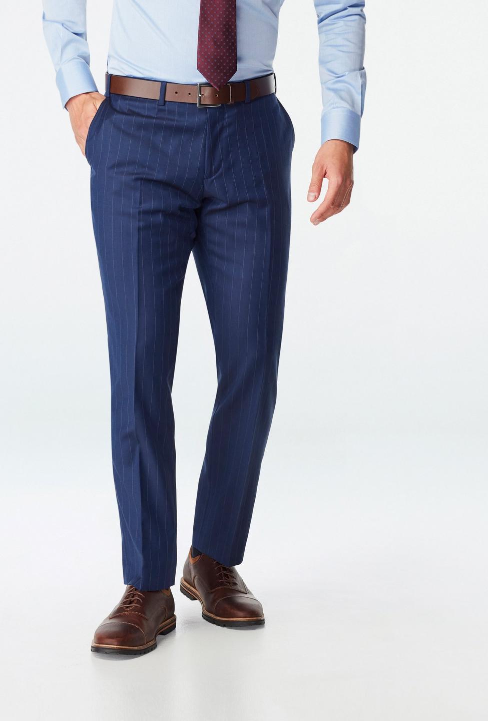 Blue pants - Hemsworth Striped Design from Premium Indochino Collection