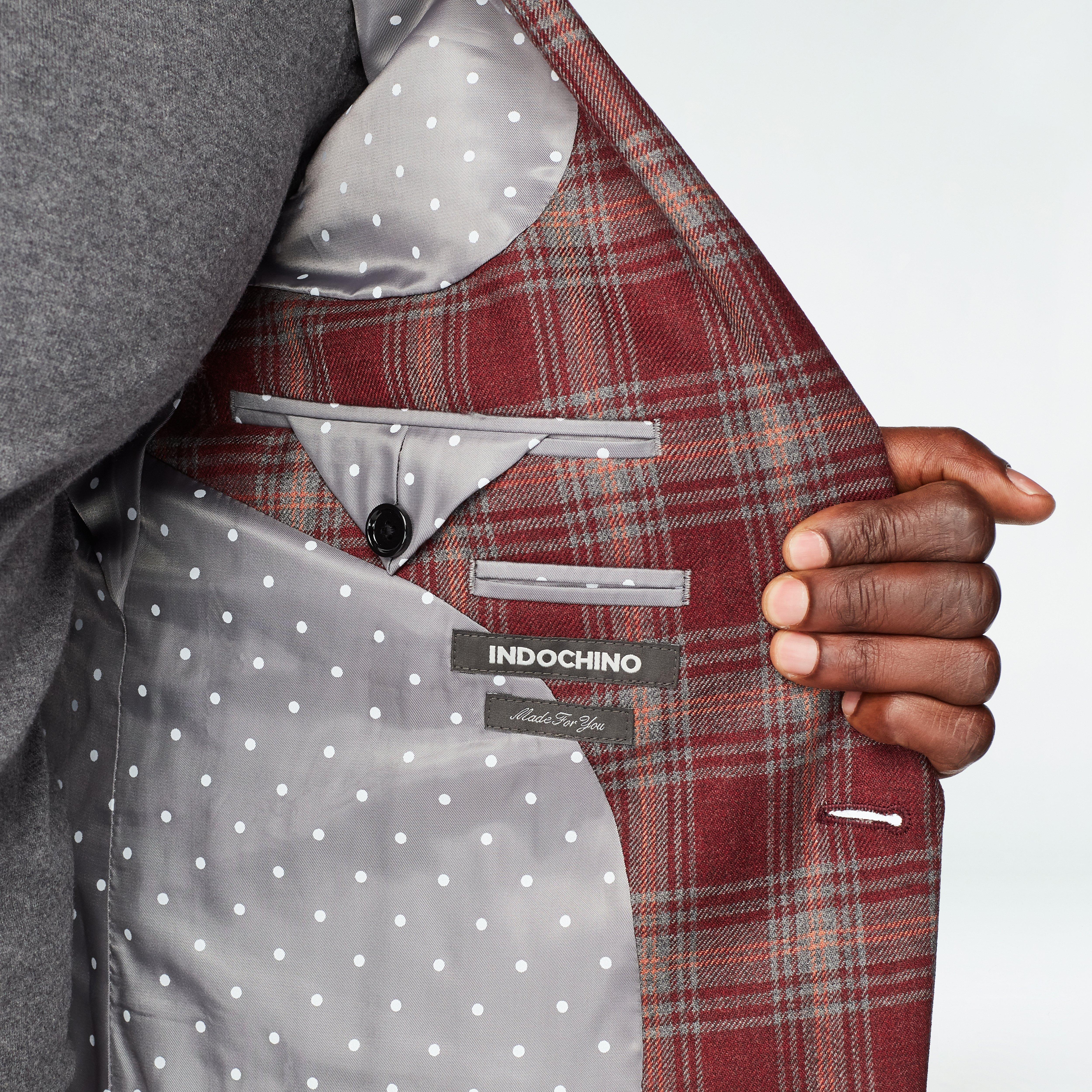 Product thumbnail 3 Red blazer - Danhill Plaid Design from Fall / Winter Indochino Collection