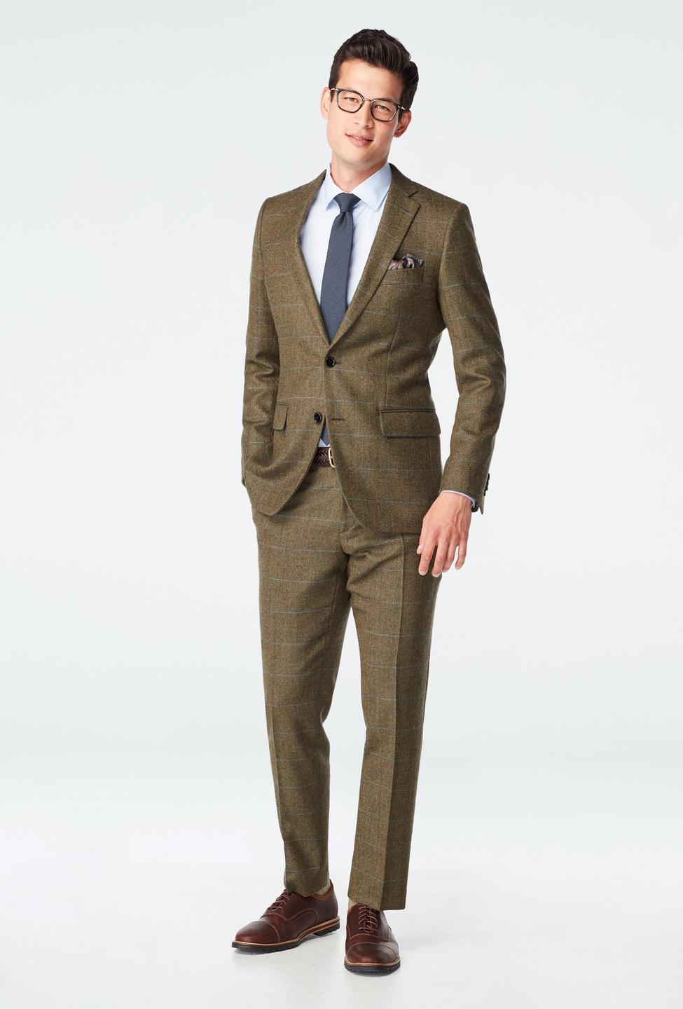 Green suit - Darfield Plaid Design from Seasonal Indochino Collection
