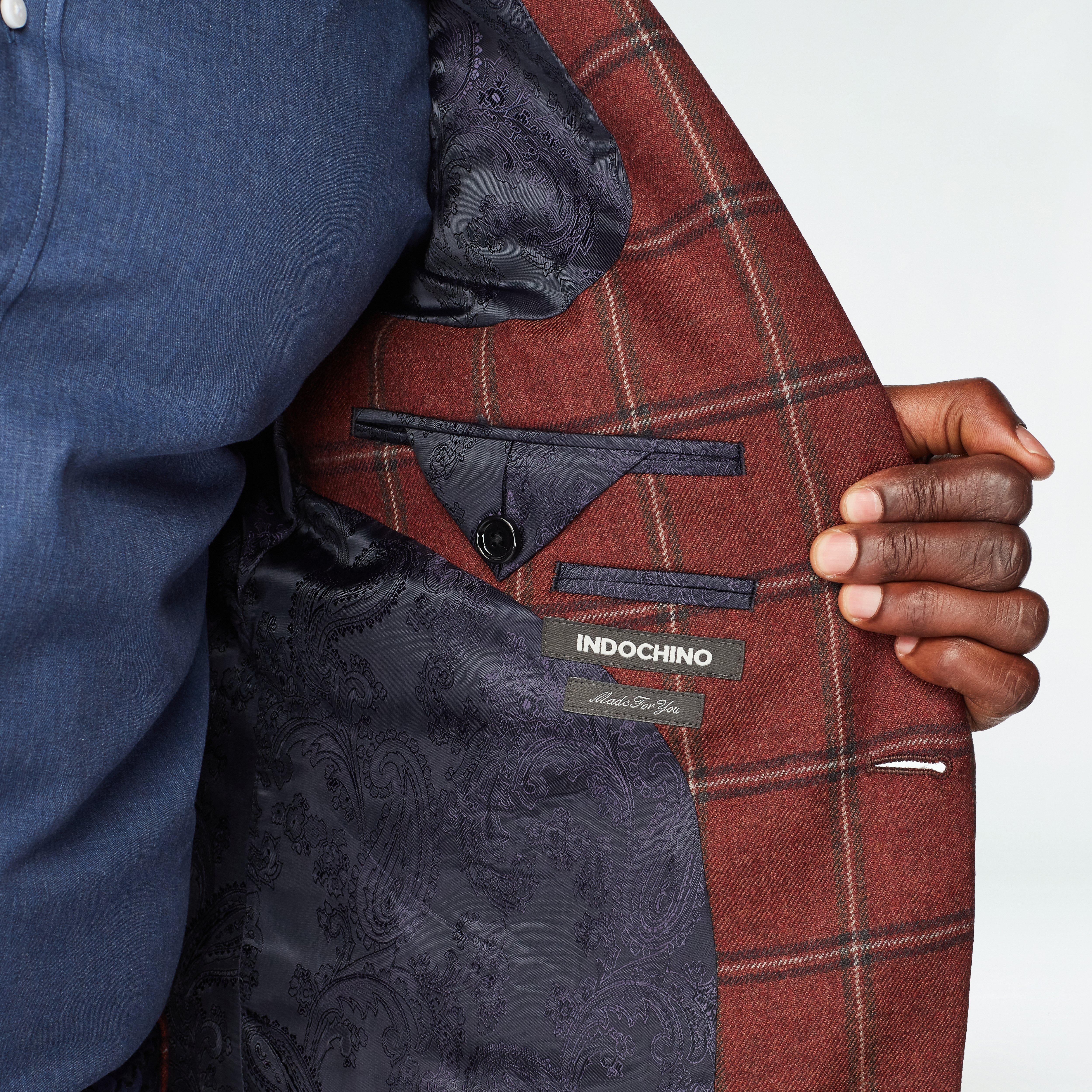 Product thumbnail 3 Red blazer - Darley Plaid Design from Seasonal Indochino Collection