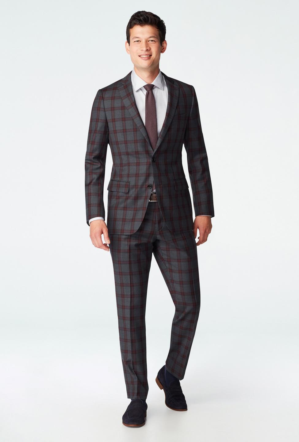 Gray suit - Dursley Plaid Design from Seasonal Indochino Collection