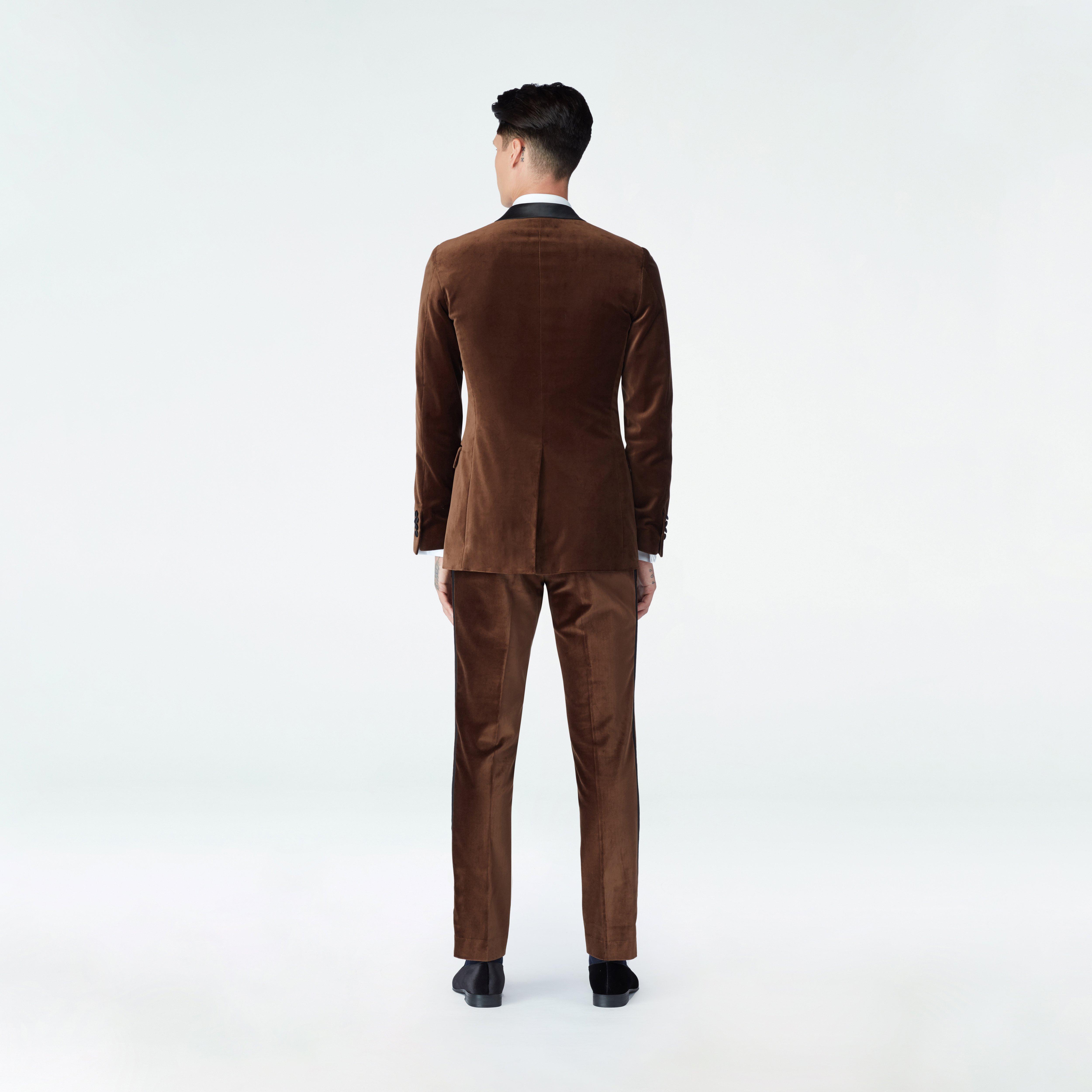Product thumbnail 2 Brown blazer - Hardford Solid Design from Tuxedo Indochino Collection