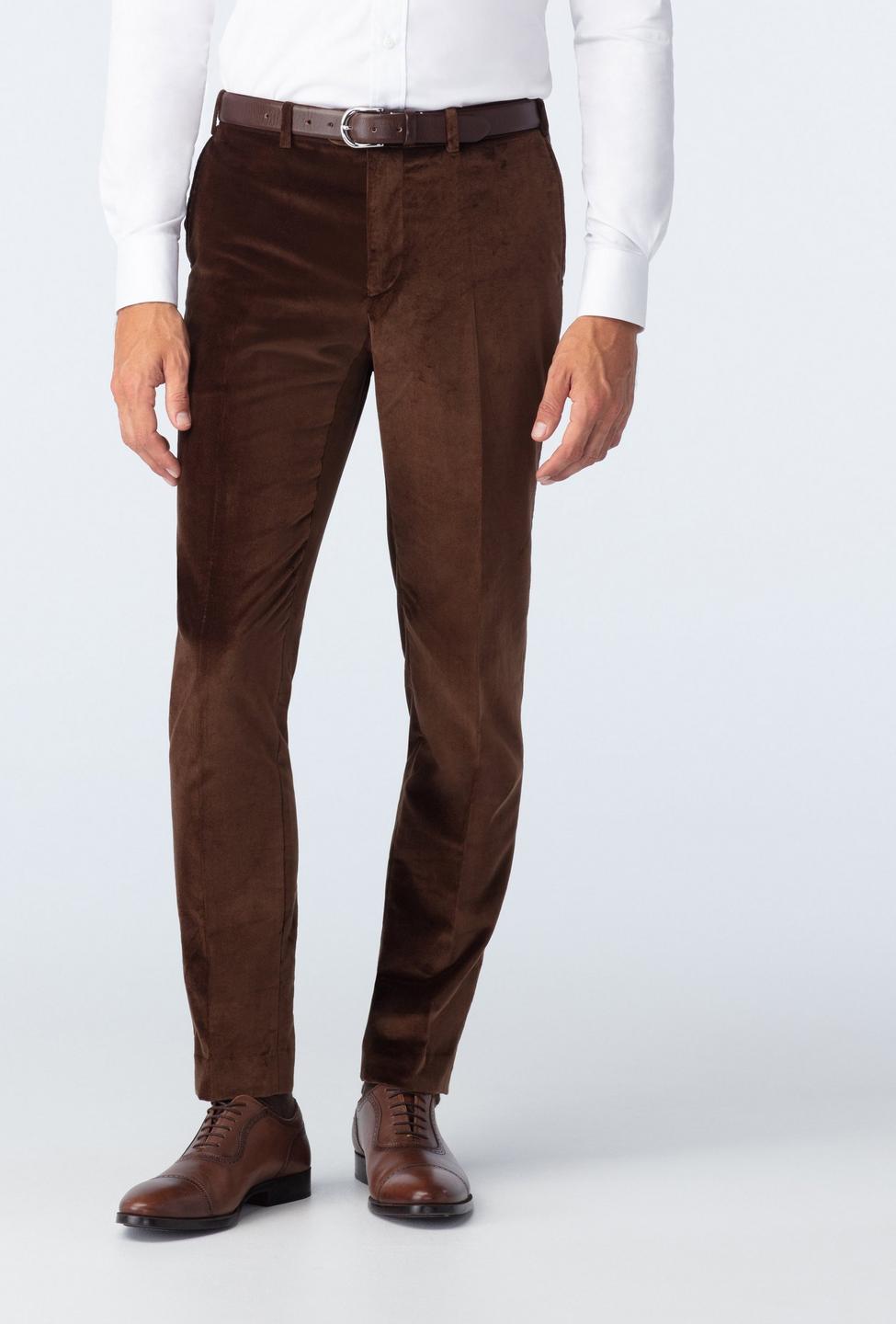 Brown pants - Harford Solid Design from Premium Indochino Collection