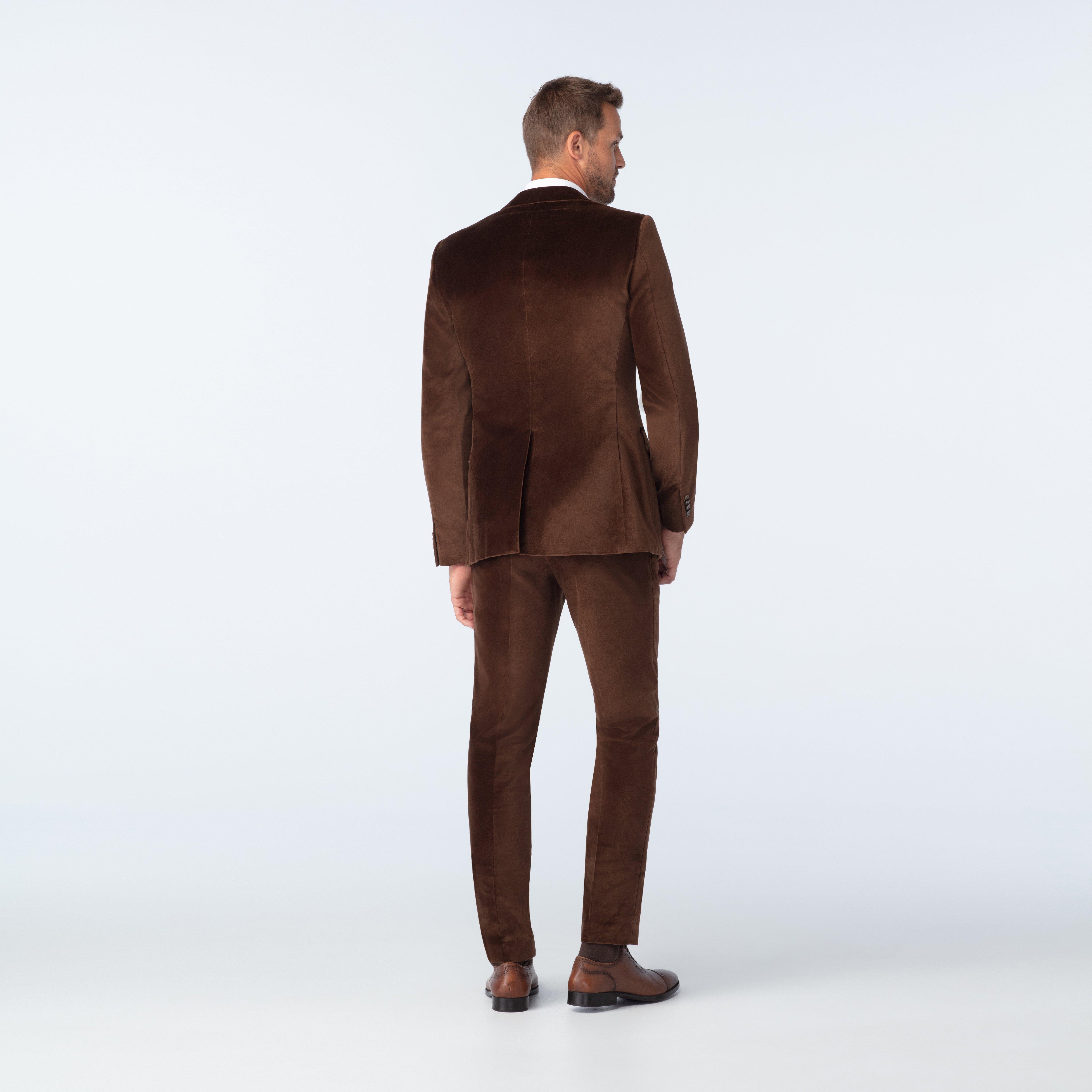 Product thumbnail 2 Brown suit - Hardford Solid Design from Premium Indochino Collection