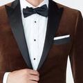 Product thumbnail 1 Brown suit - Hardford Solid Design from Tuxedo Indochino Collection