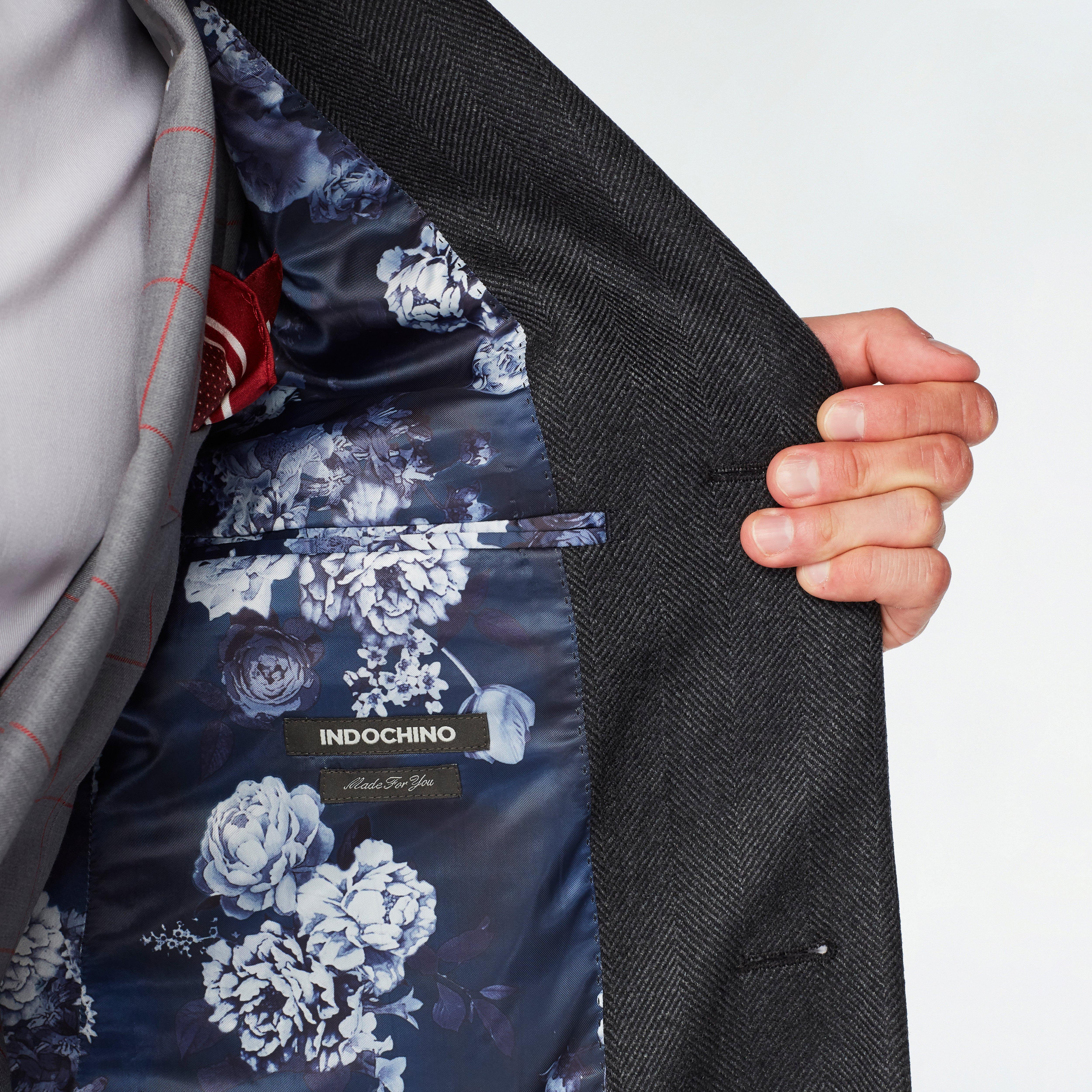 Product thumbnail 3 Gray outerwear - Herringbone Design from Indochino Collection
