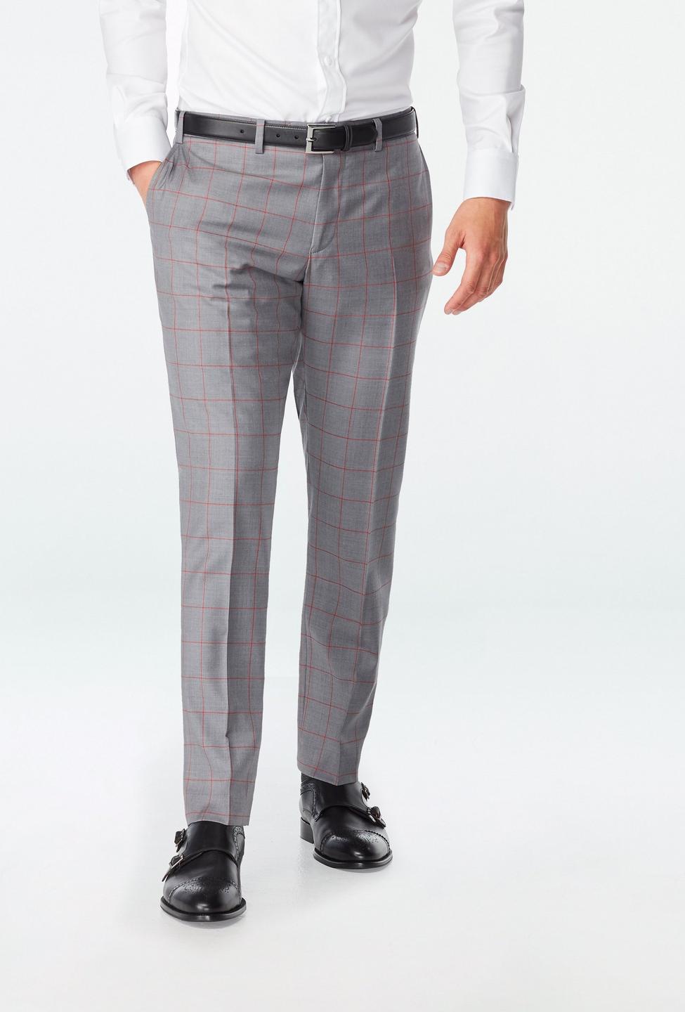 Gray pants - Malvern Checked Design from Seasonal Indochino Collection