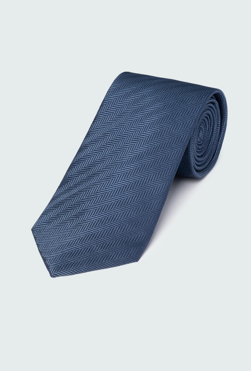 Blue tie - Herringbone Design from Indochino Collection