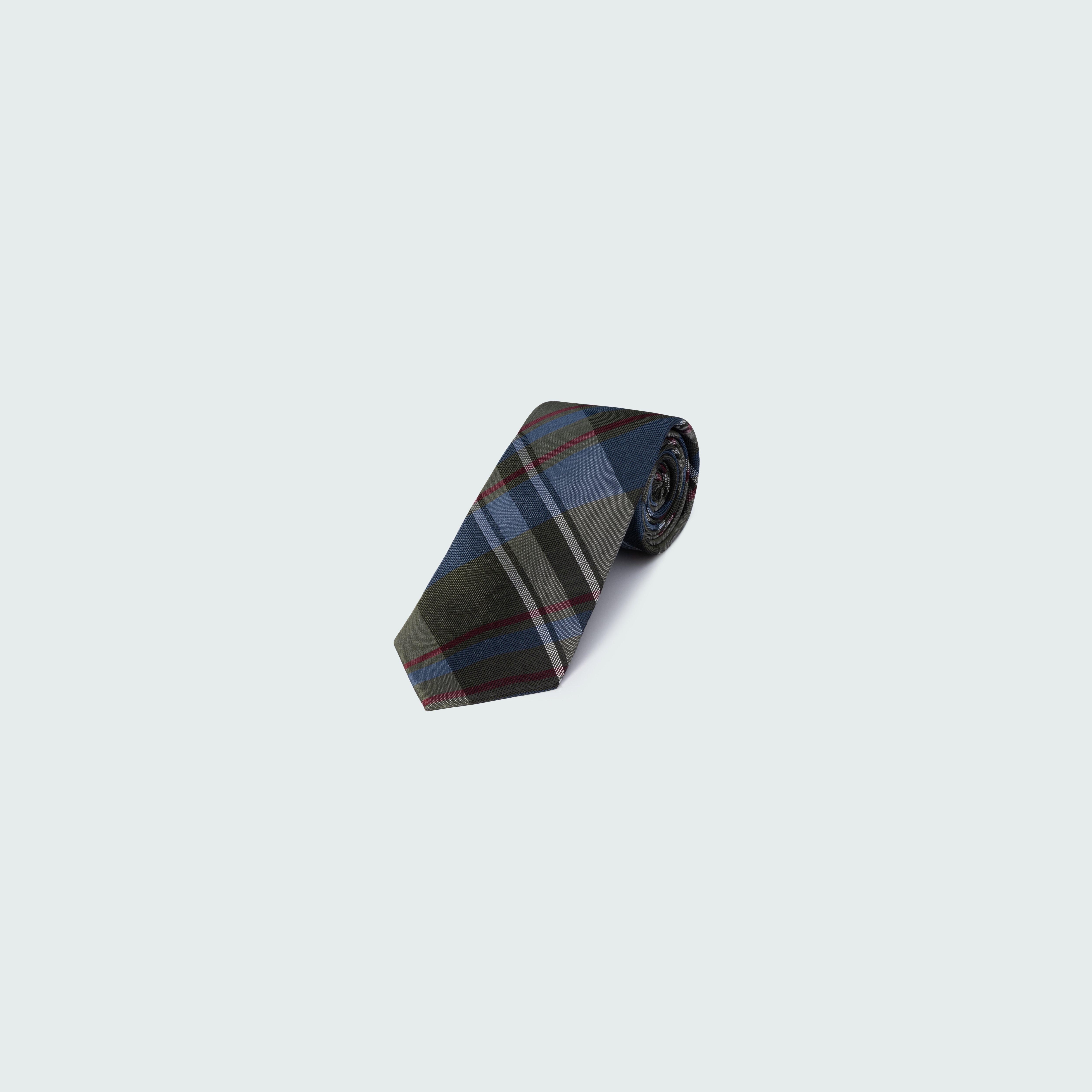 Green tie - Plaid Design from Indochino Collection