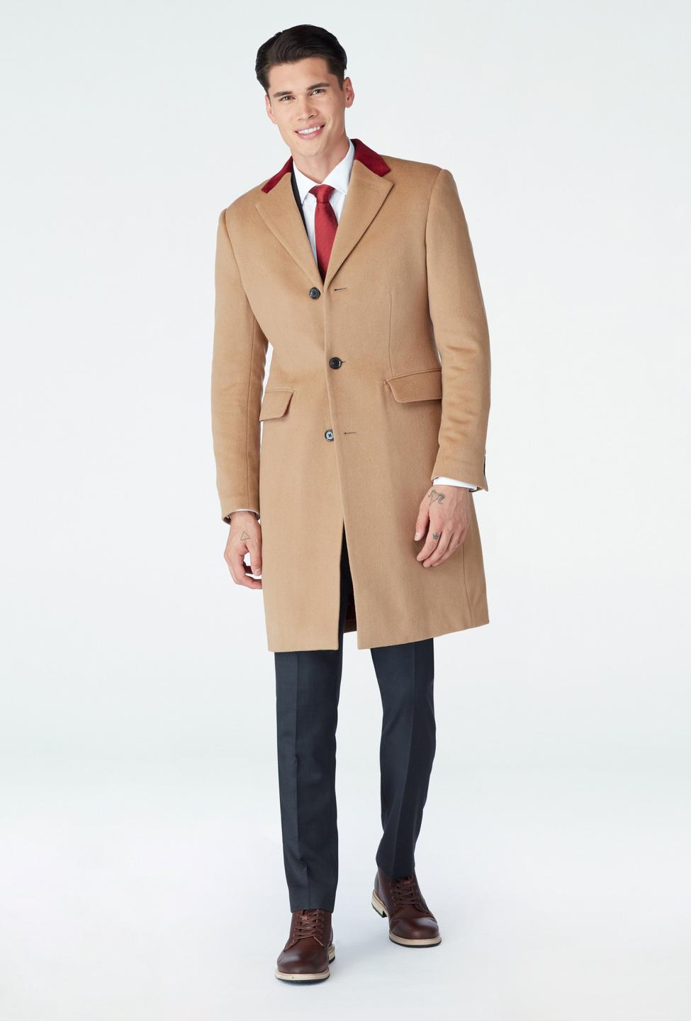 Brown outerwear - Huntley Solid Design from Indochino Collection