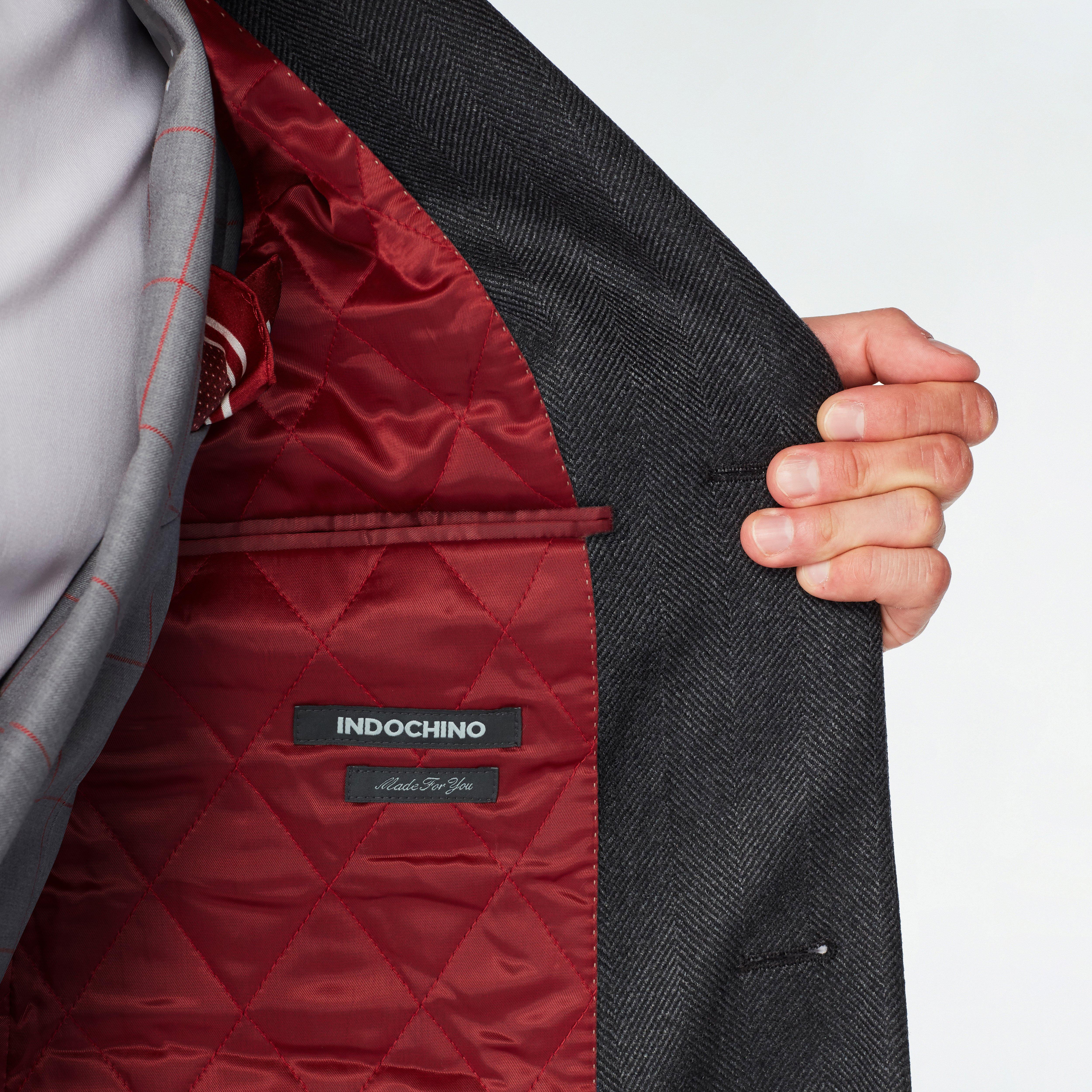 Product thumbnail 3 Gray outerwear - Herringbone Design from Indochino Collection
