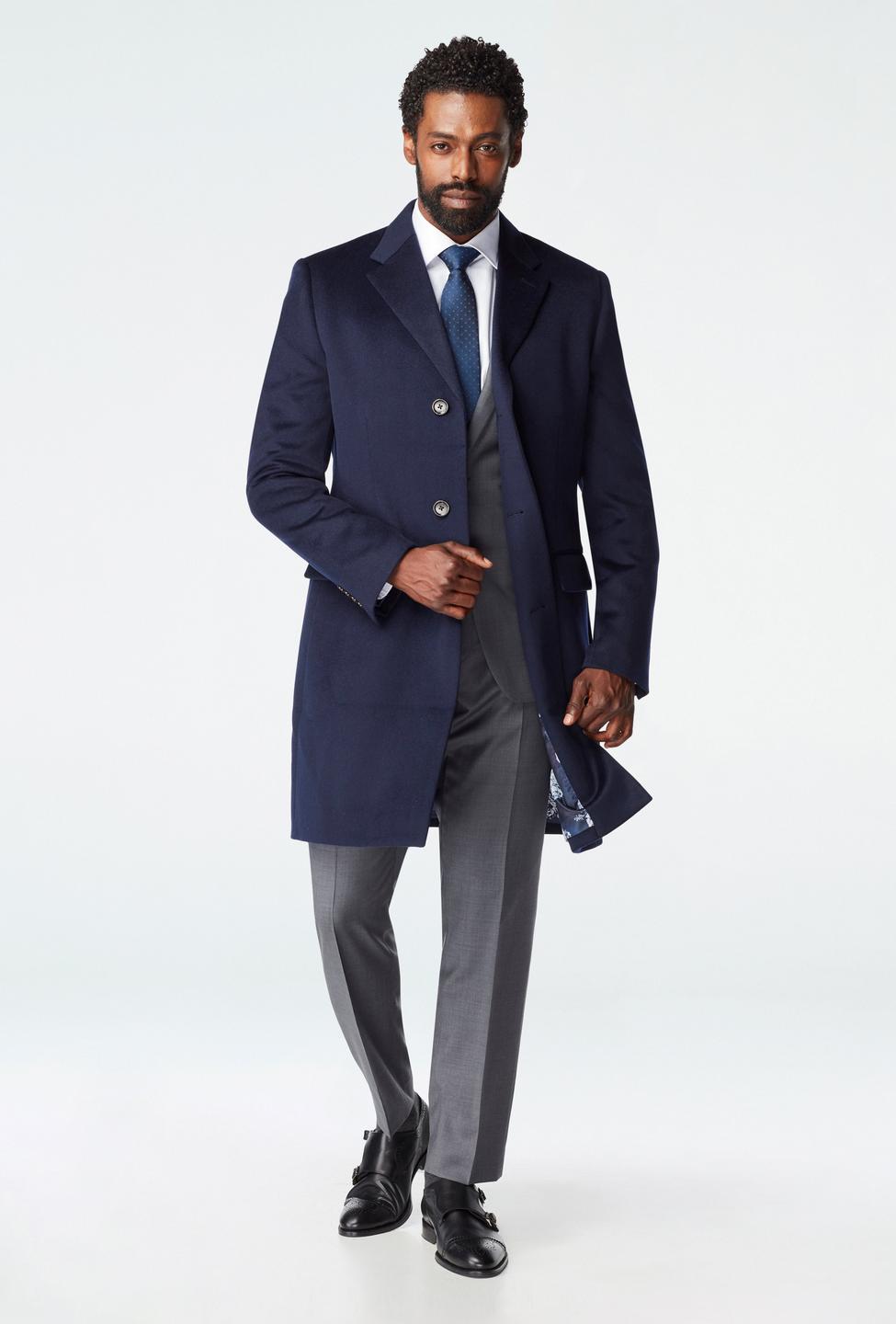 Navy outerwear - Heartford Solid Design from Indochino Collection