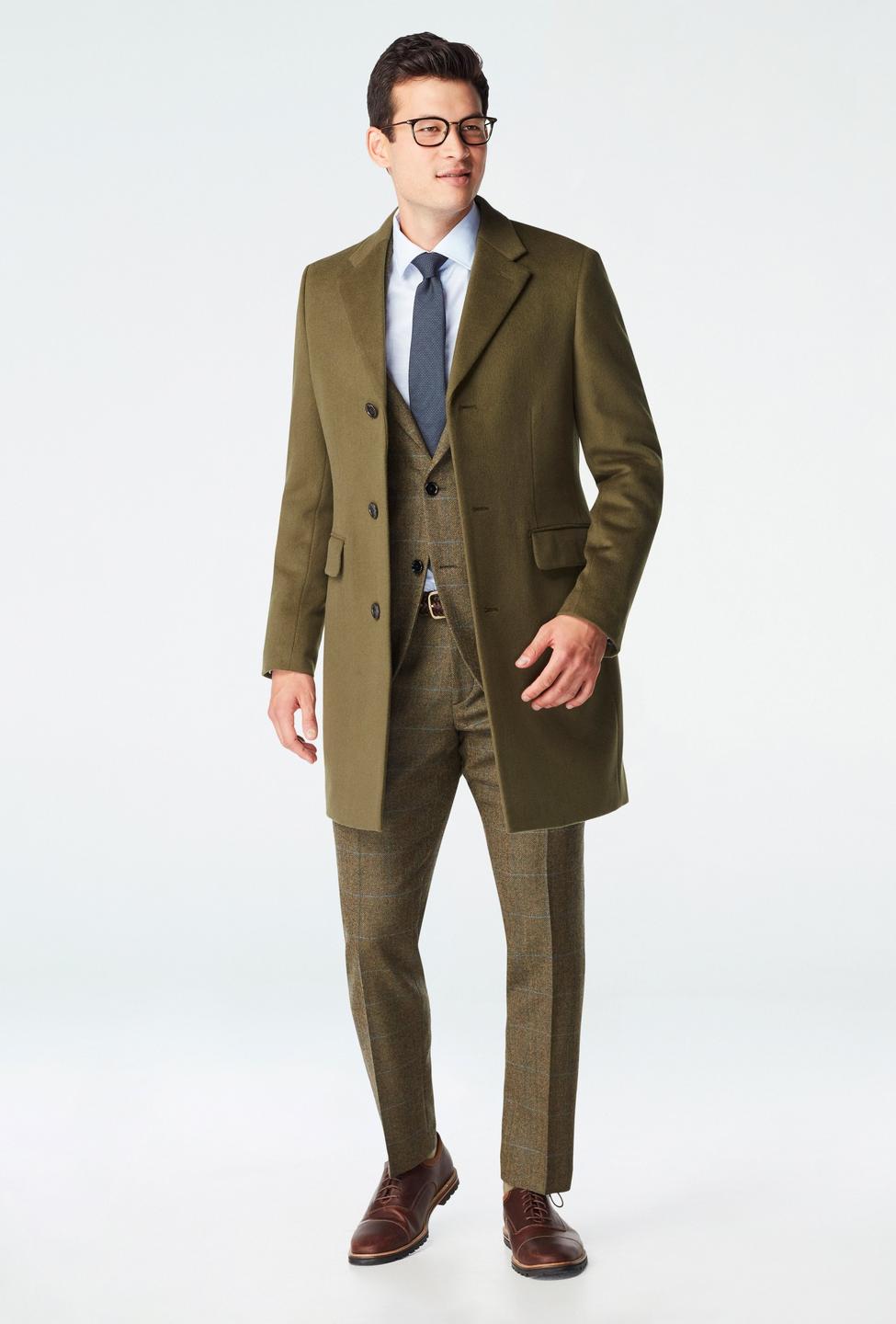 Green outerwear - Heartford Solid Design from Indochino Collection