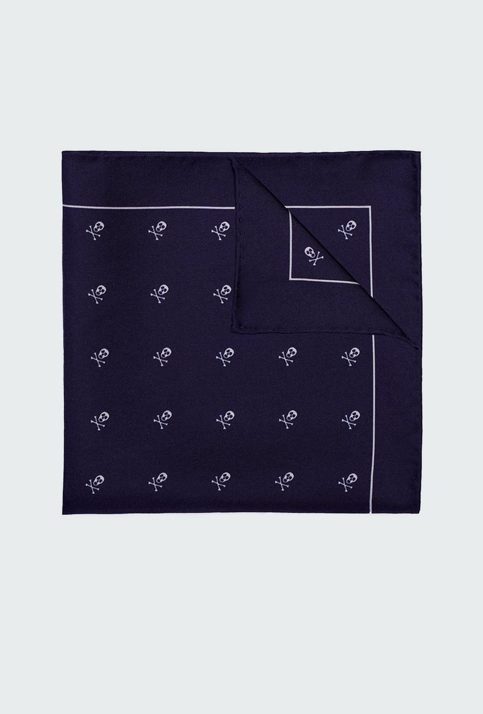 Navy pocket square - Pattern Design from Indochino Collection
