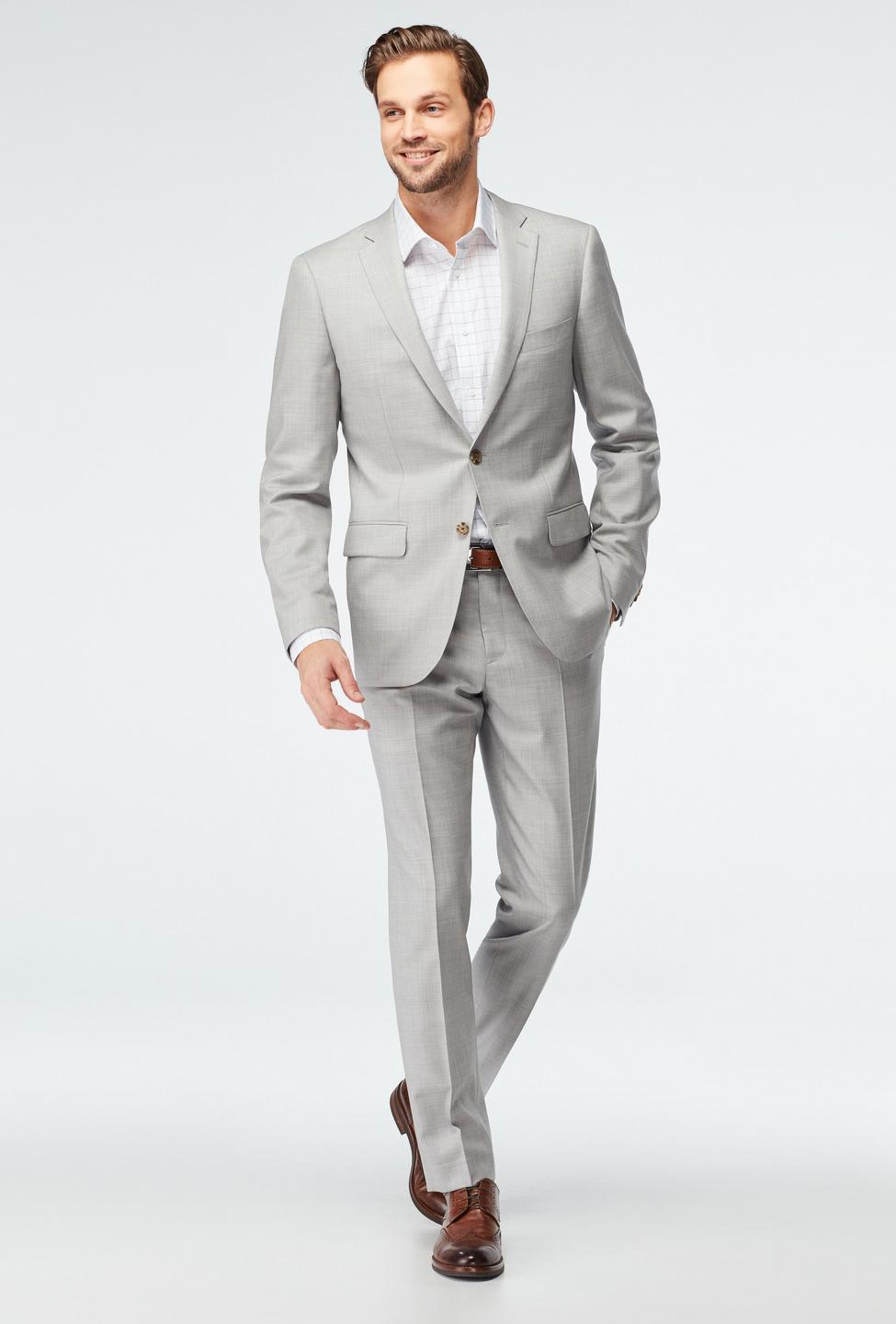 Gray blazer - Harrogate Solid Design from Luxury Indochino Collection