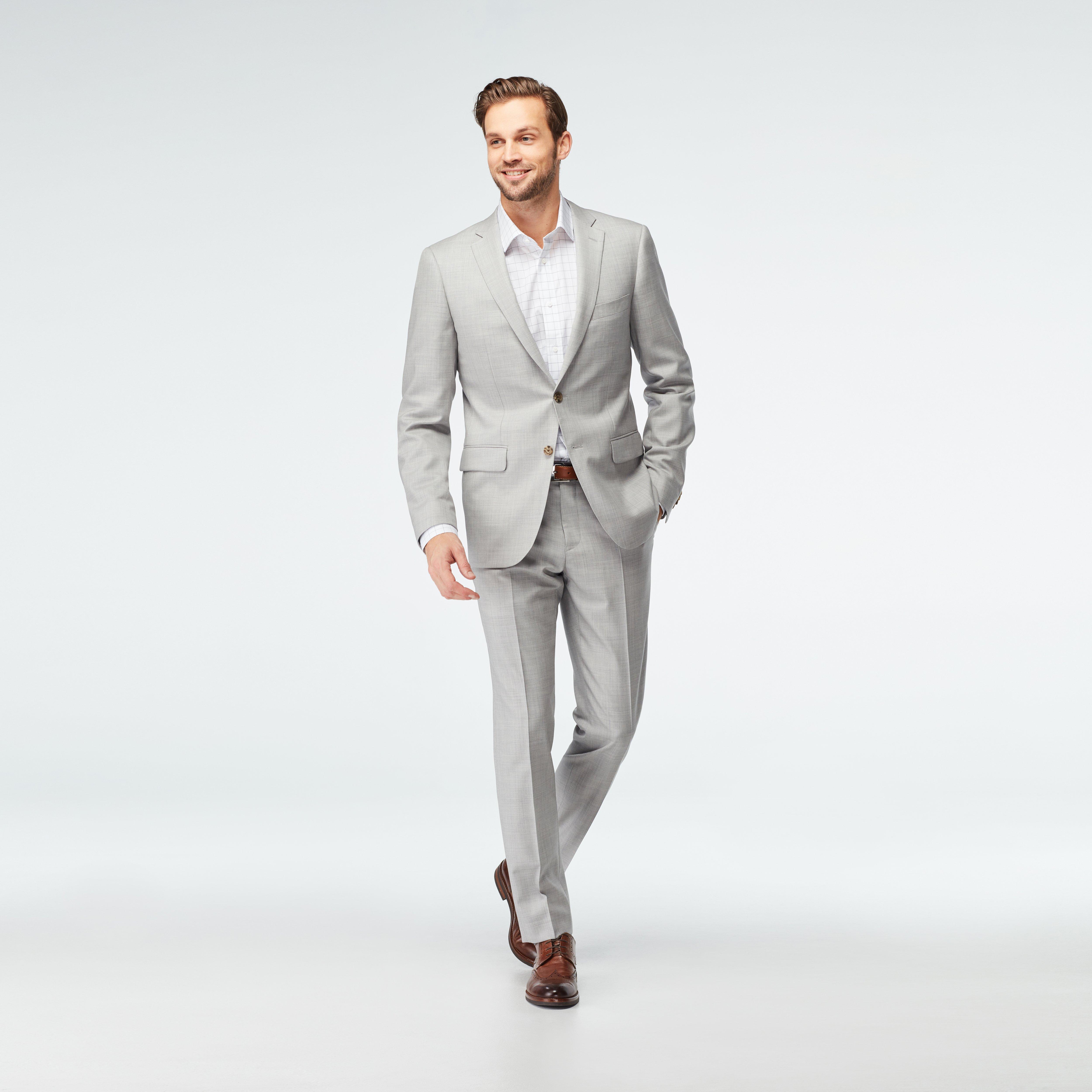 halskæde omfattende generøsitet Harrogate Light Gray Suit